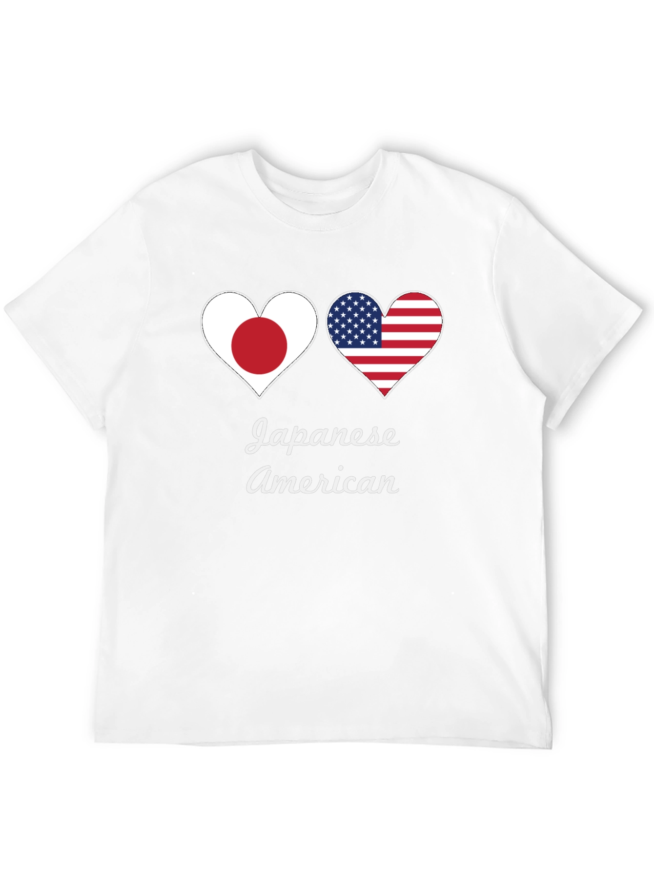 Japanese American Heart Flag T-Shirt