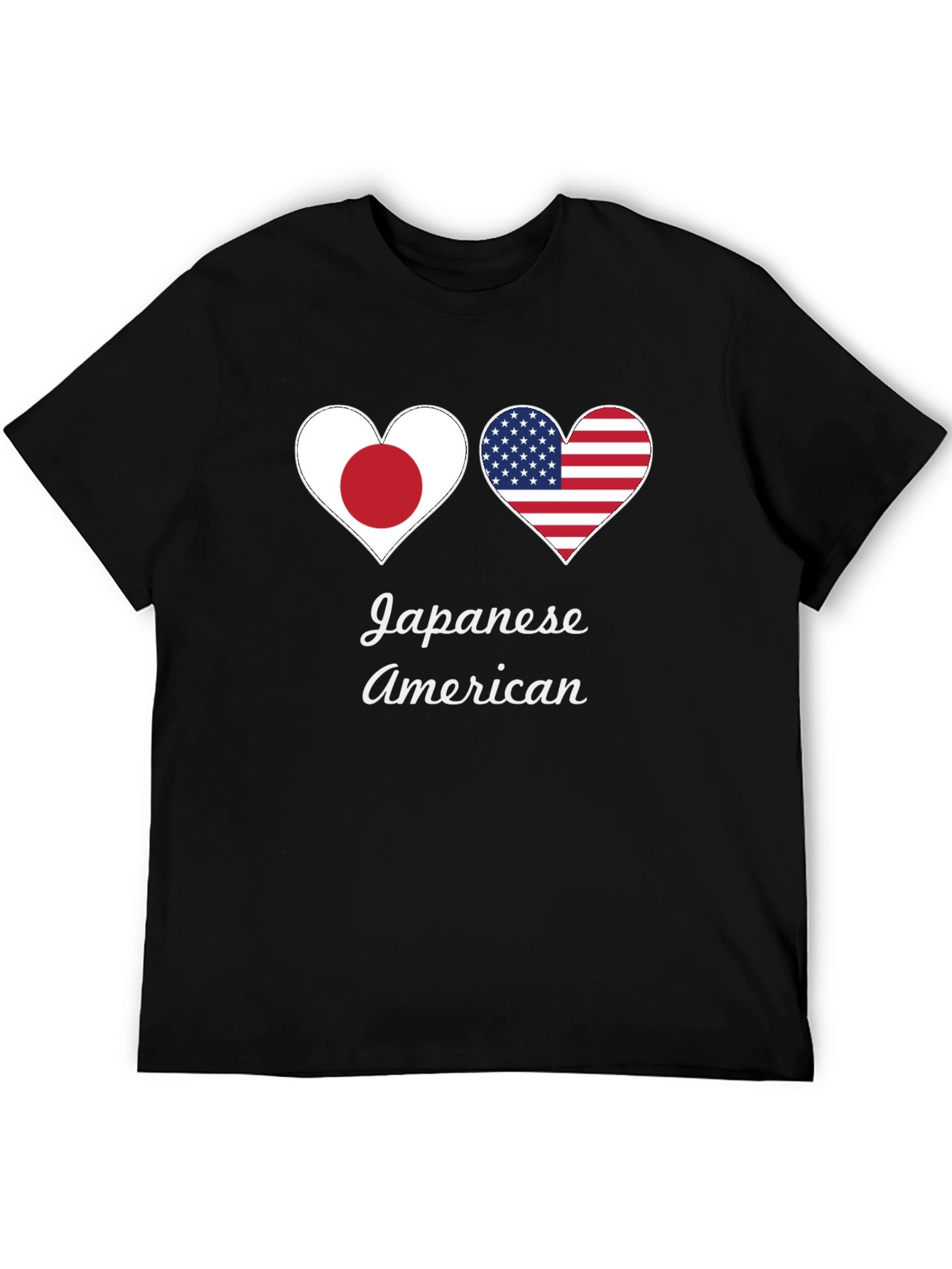 Japanese American Heart Flag T-Shirt