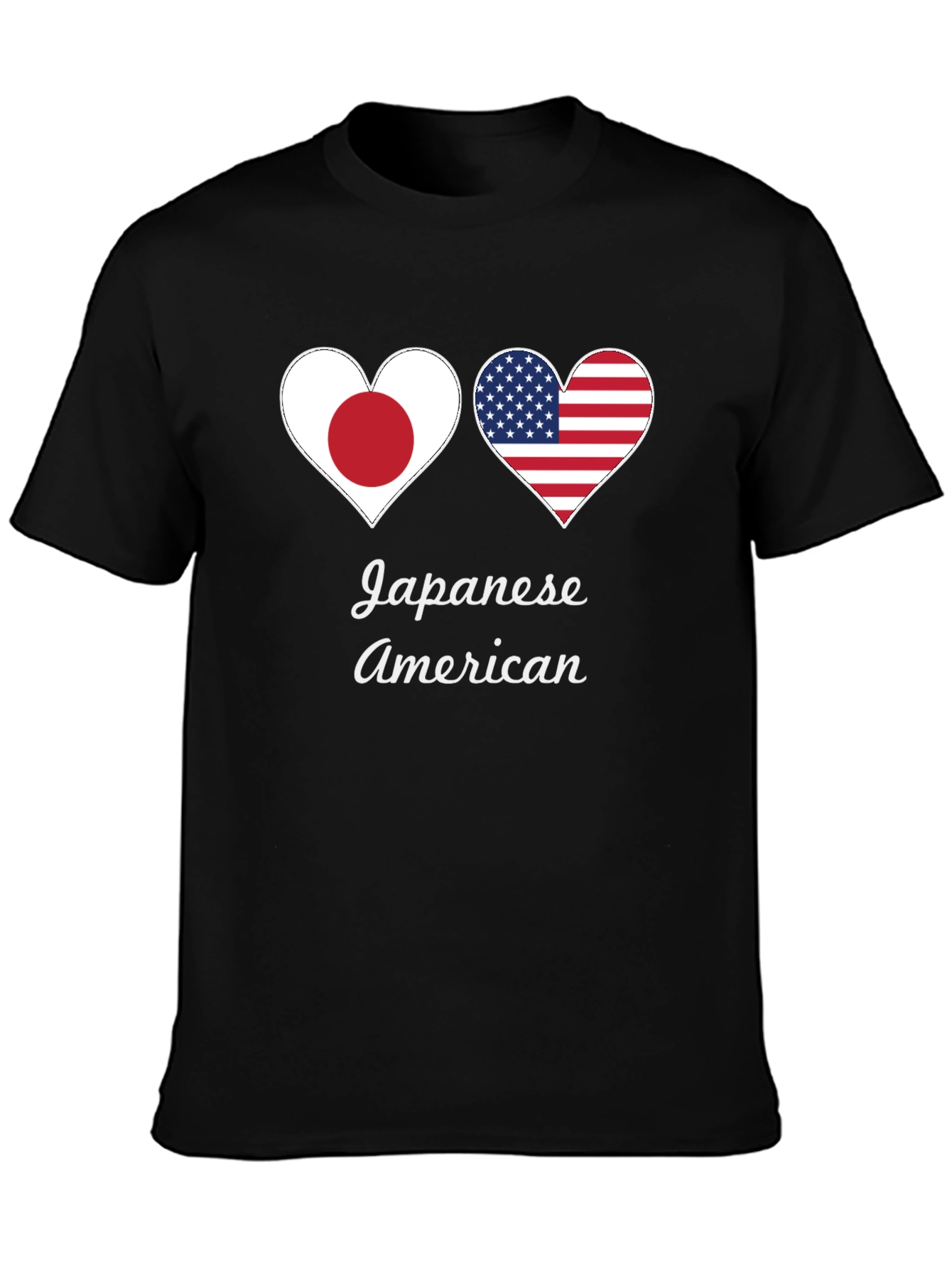 Japanese American Heart Flag T-Shirt