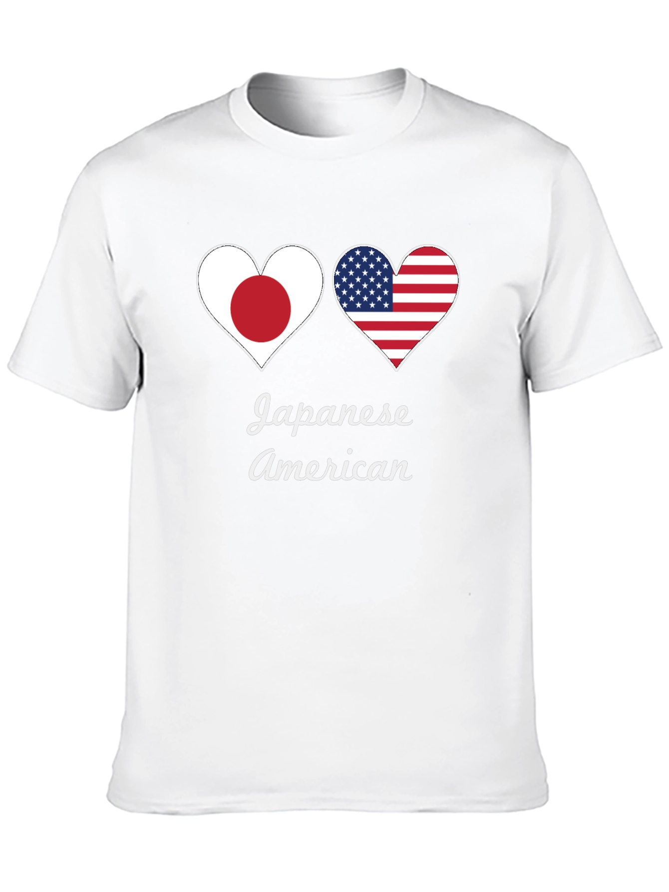 Japanese American Heart Flag T-Shirt