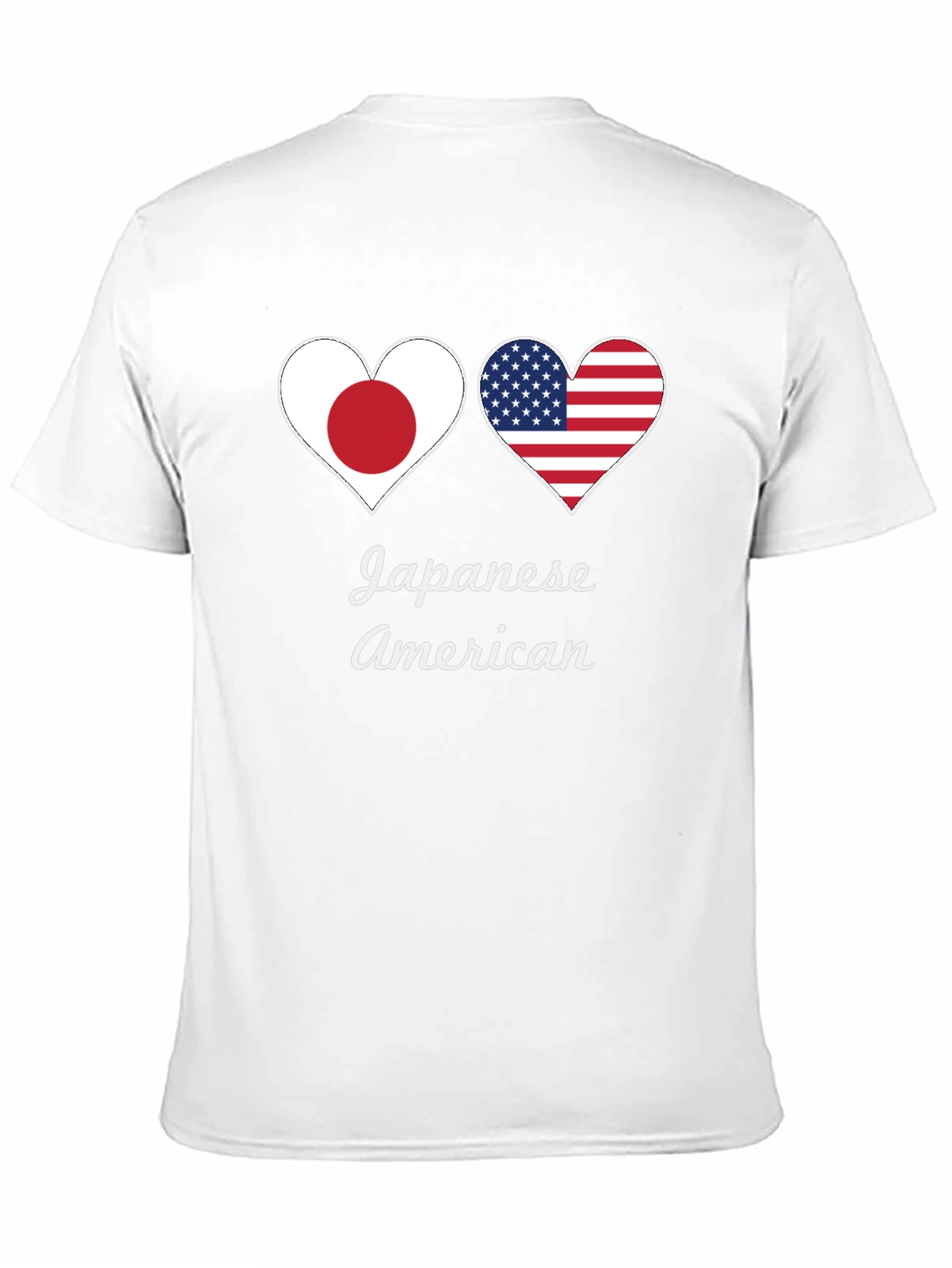 Japanese American Heart Flag T-Shirt