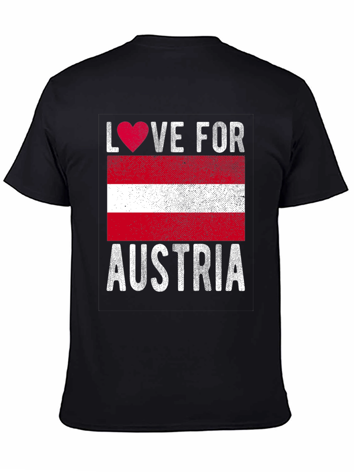 Love for Austria Flag Graphic Tee