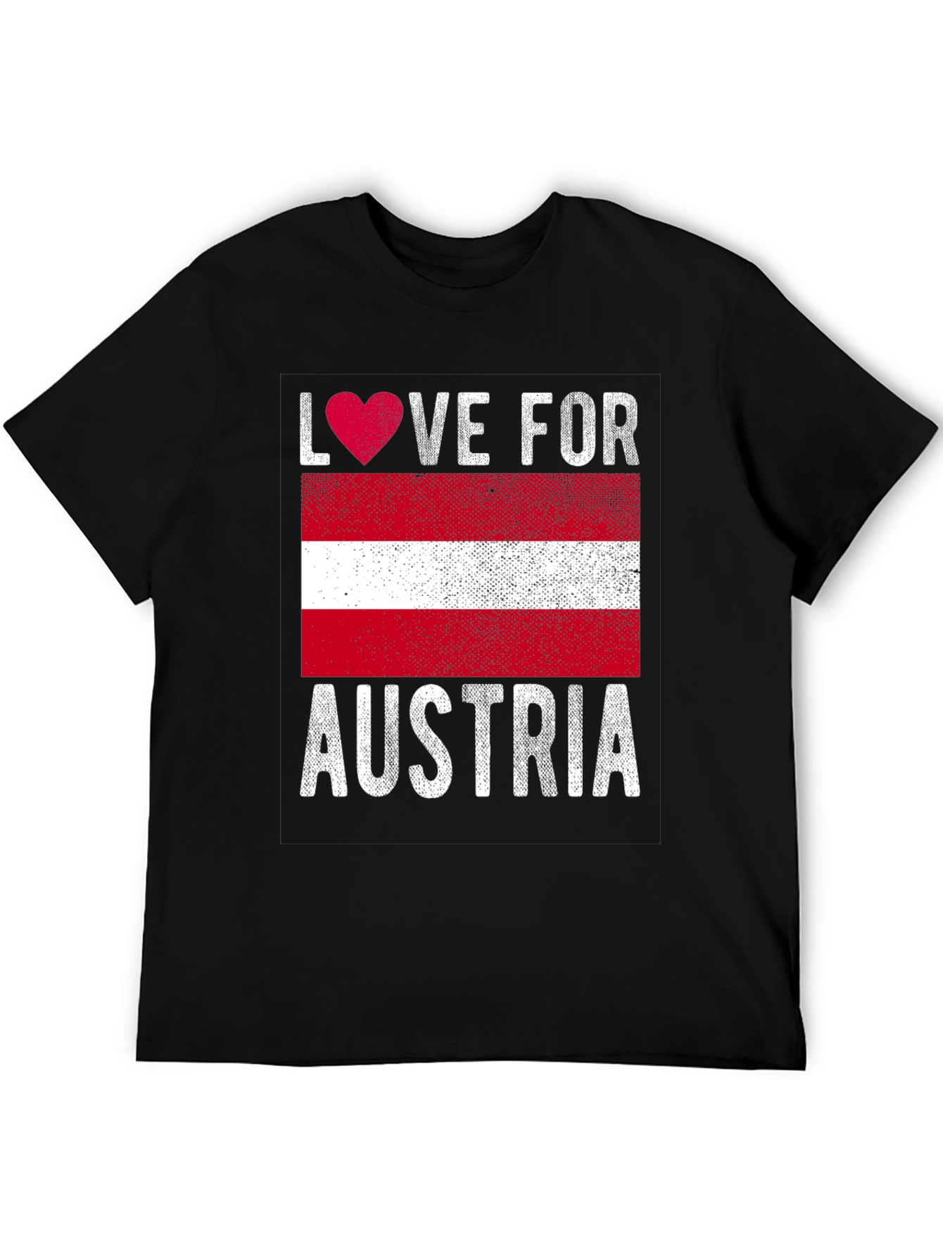 Love for Austria Flag Graphic Tee