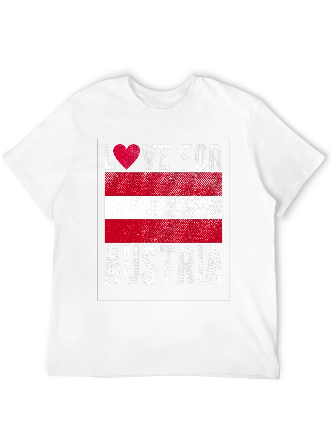 Love for Austria Flag Graphic Tee