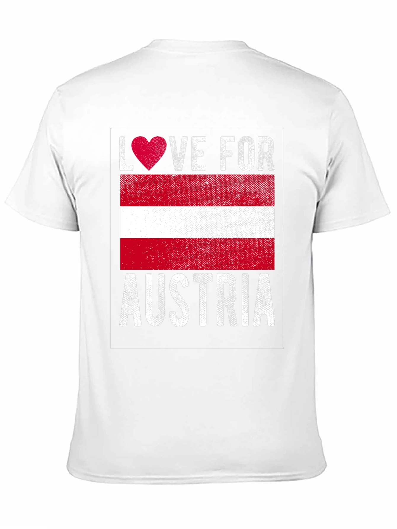 Love for Austria Flag Graphic Tee