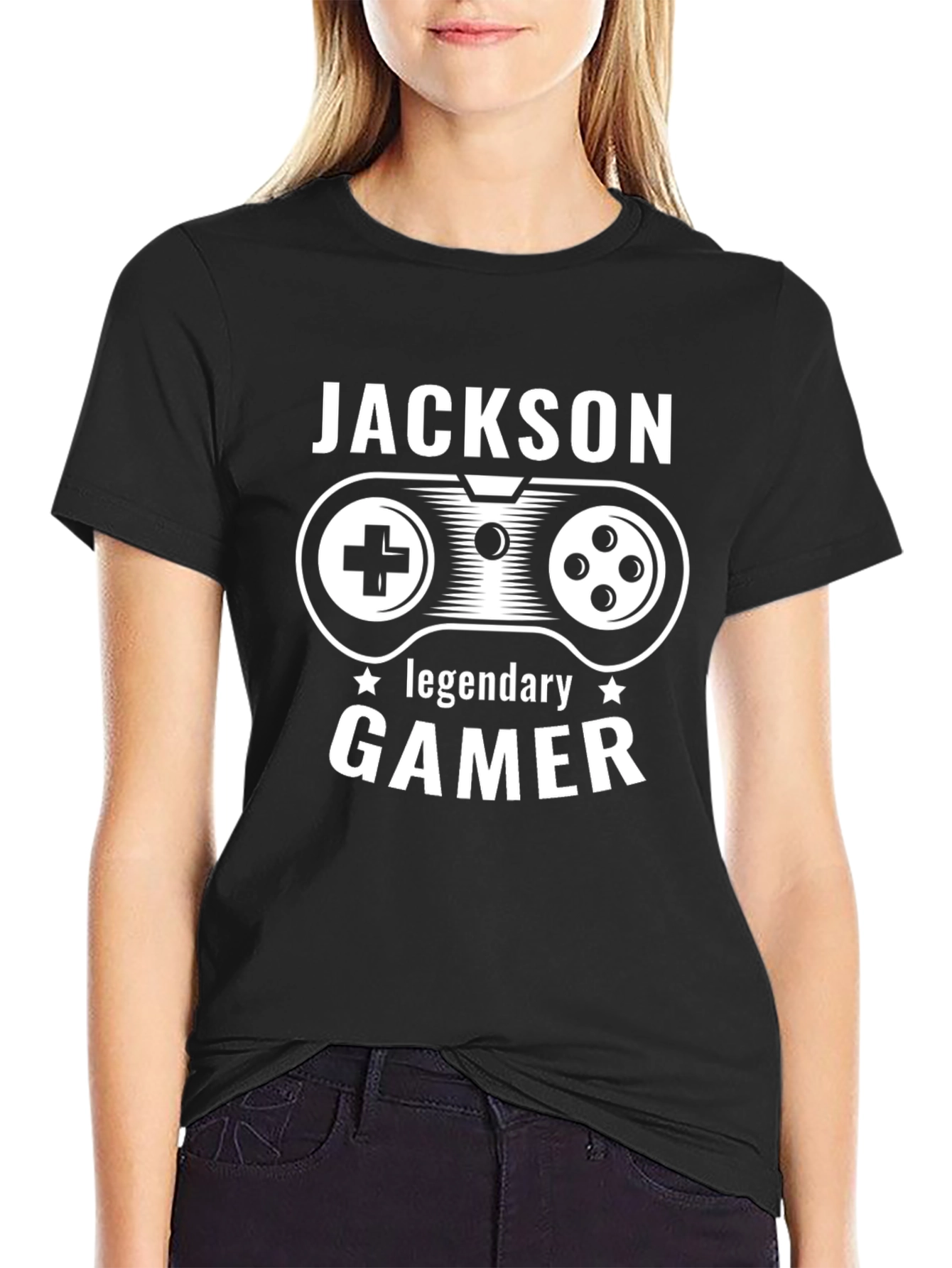 Gamer T-Shirt - Jackson Legendary Gamer Design