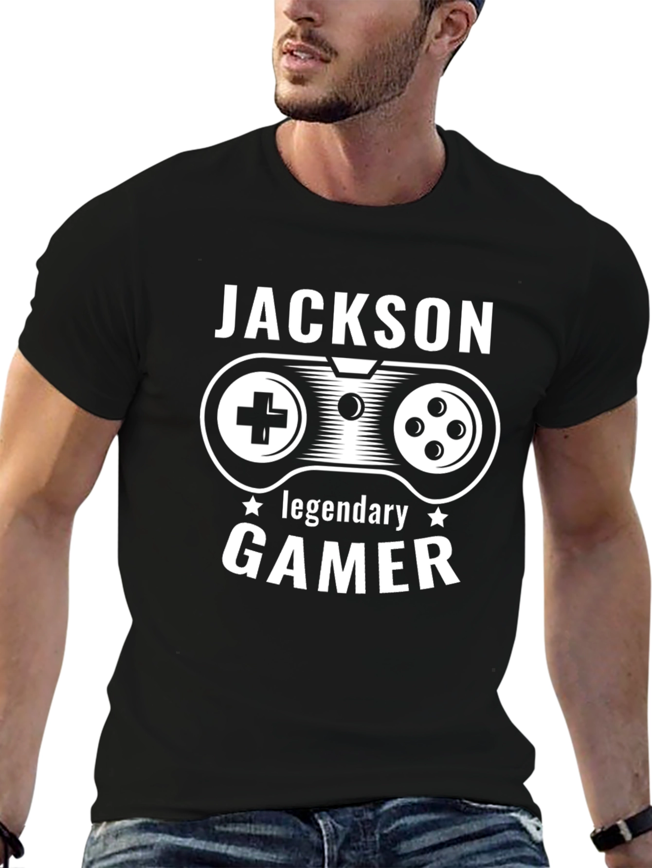 Gamer T-Shirt - Jackson Legendary Gamer Design