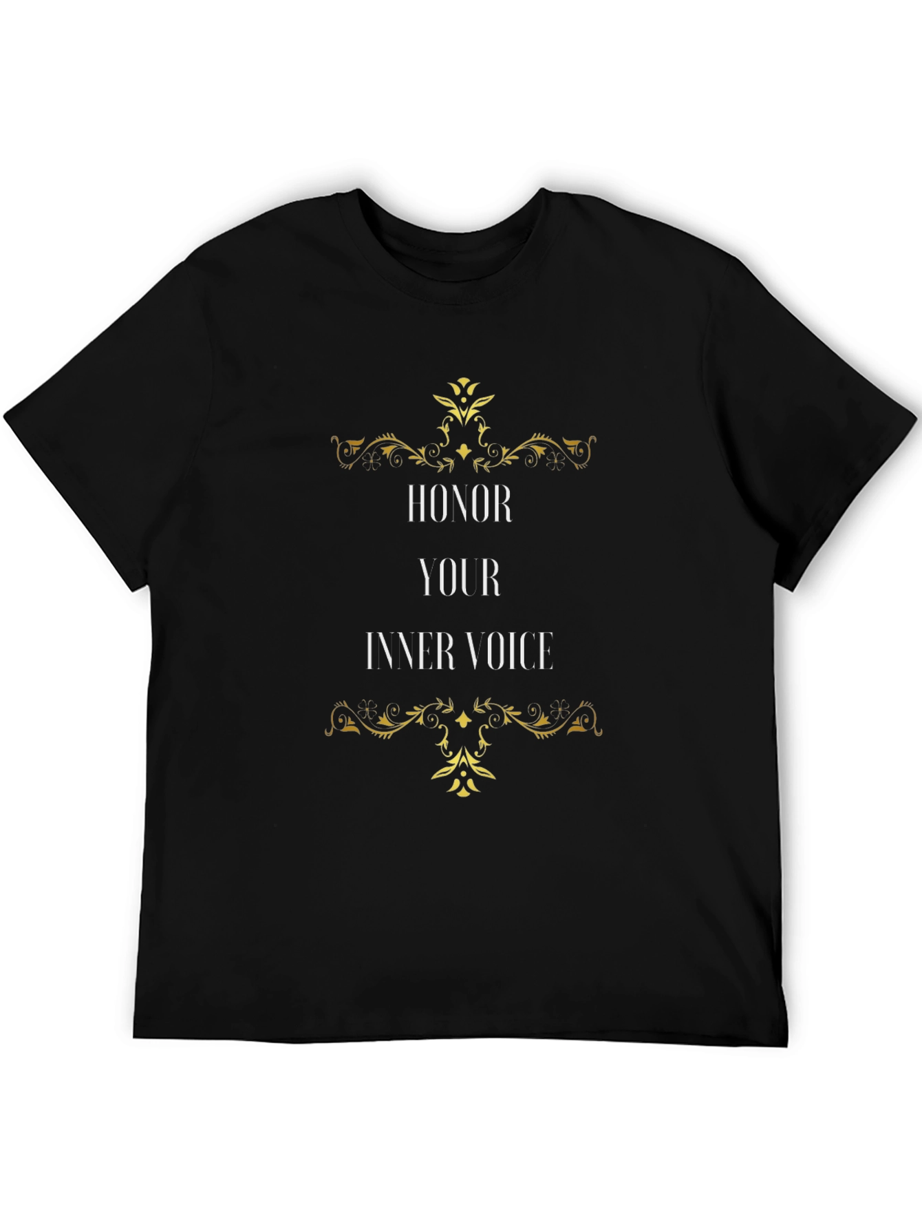 Honor Your Inner Voice Black Graphic Tee