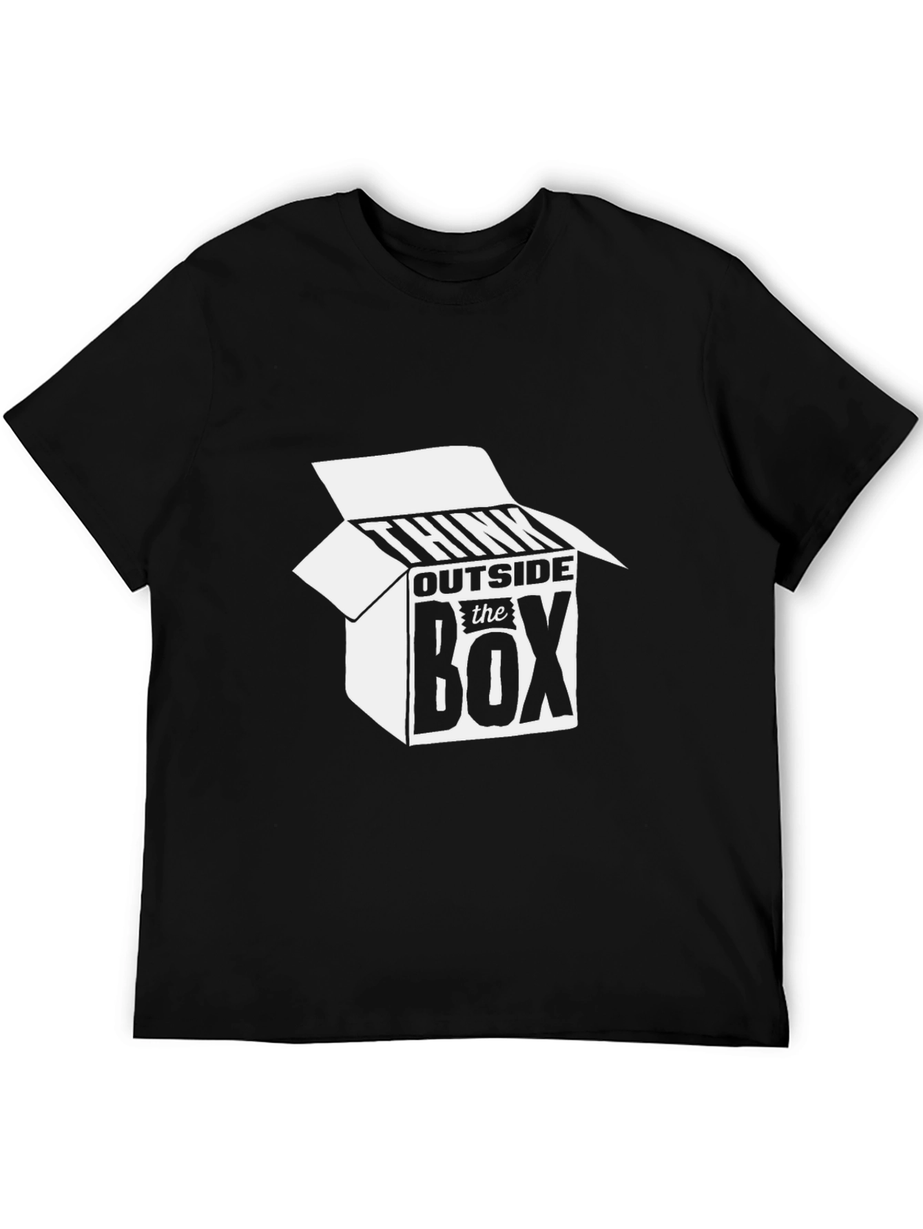 Think Outside the Box Graphic T-Shirt
