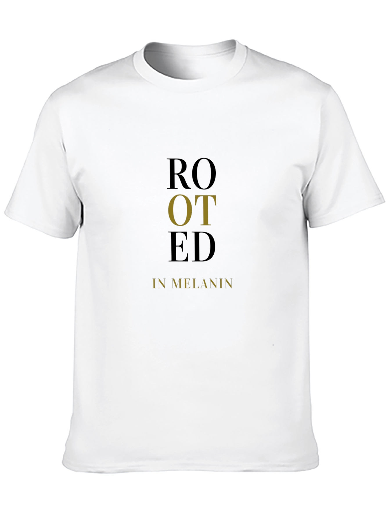 Rooted in Melanin Black Graphic Tee