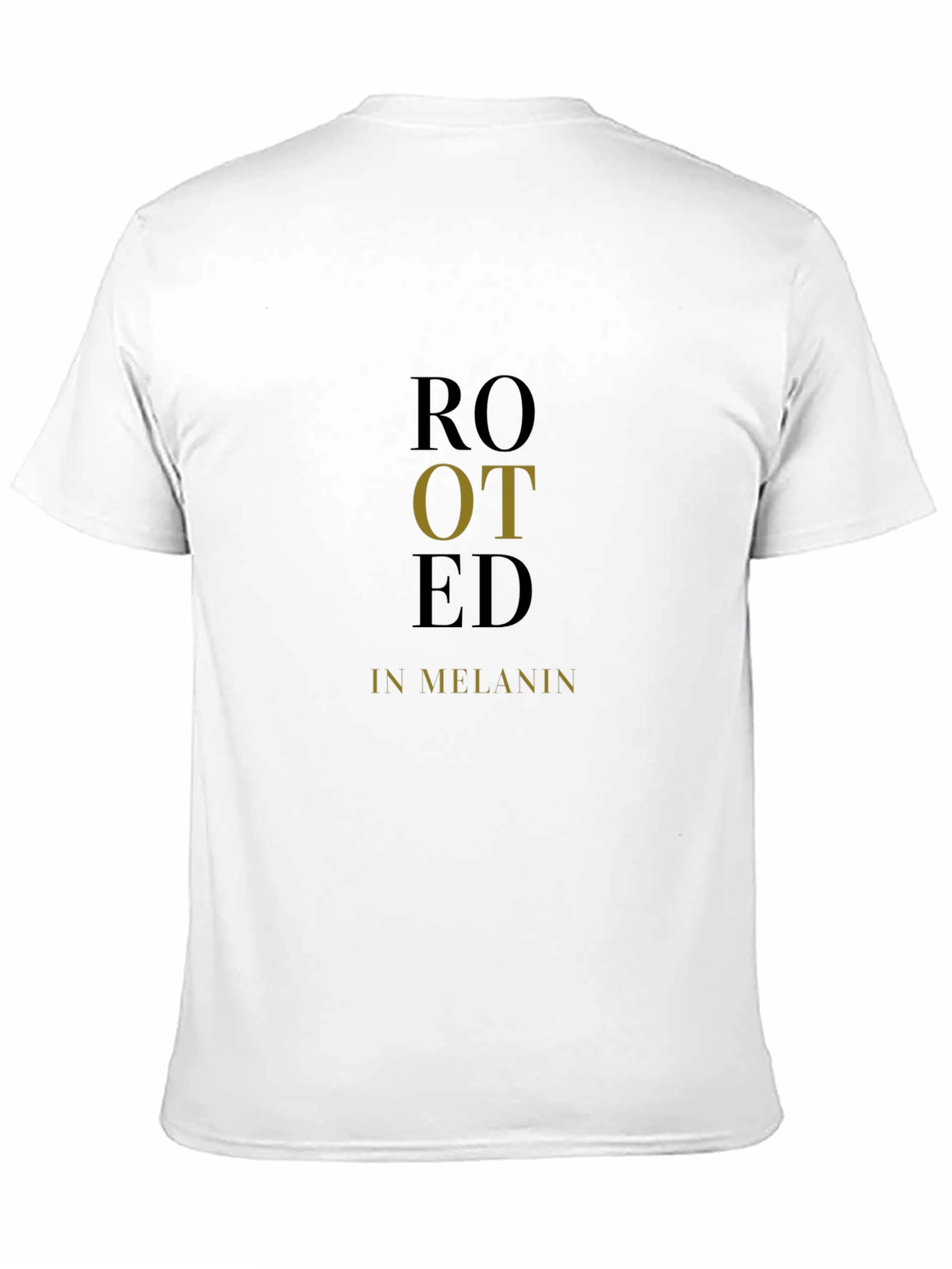 Rooted in Melanin Black Graphic Tee
