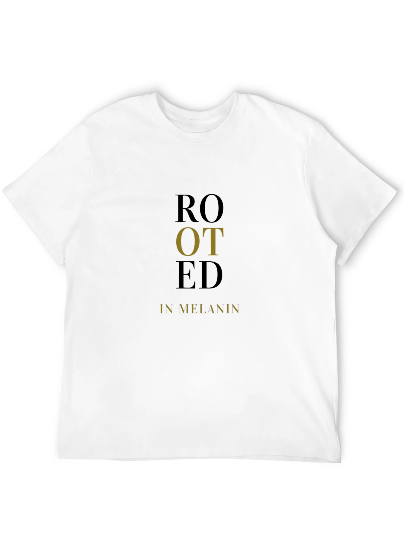 Rooted in Melanin Black Graphic Tee