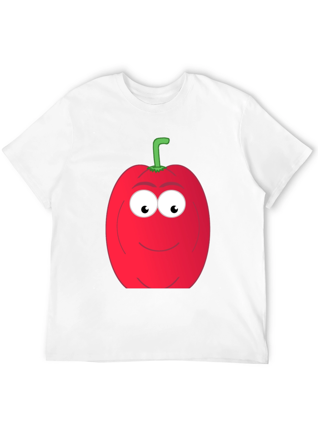 Funny Red Pepper Cartoon T-Shirt