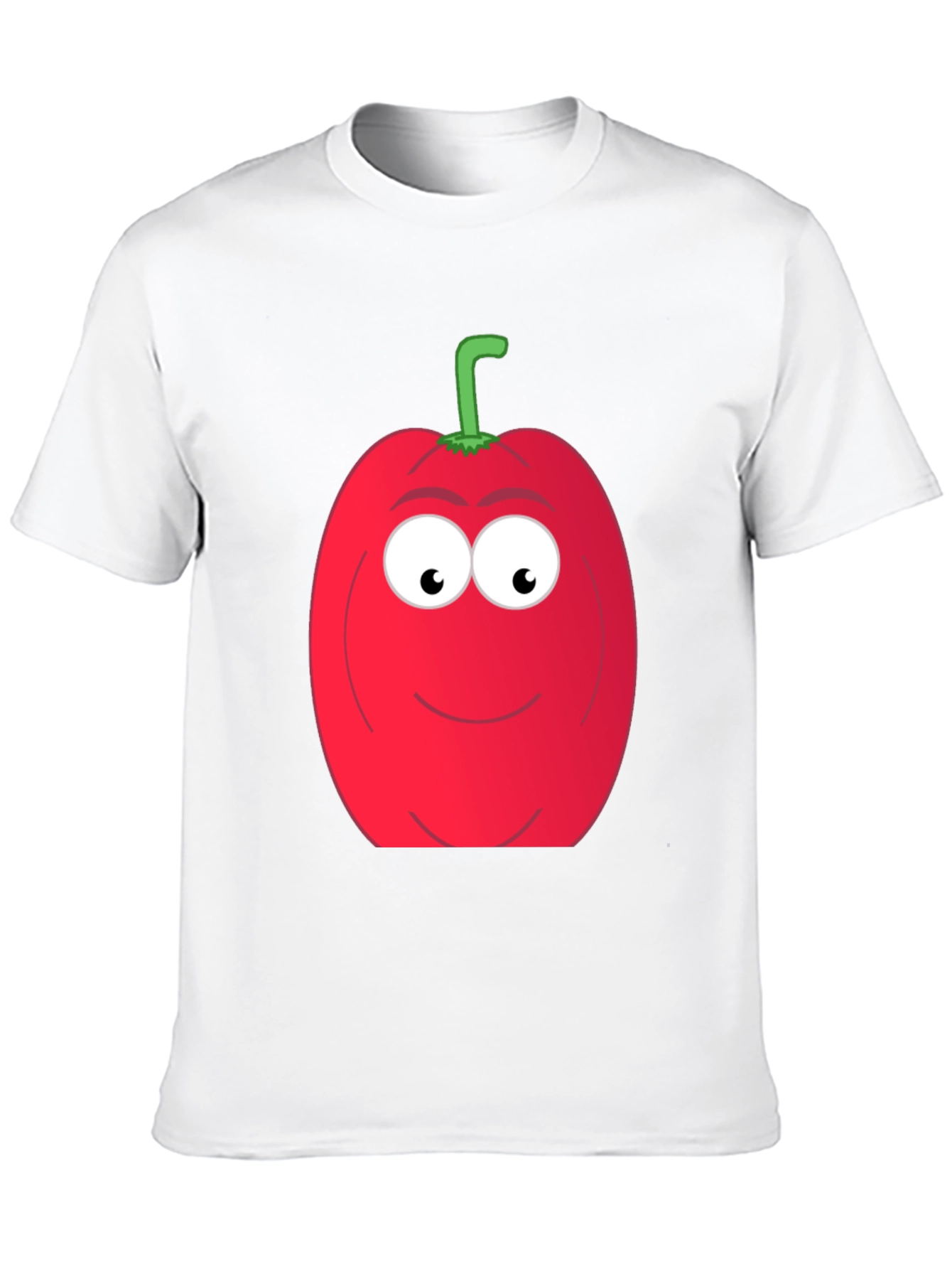 Funny Red Pepper Cartoon T-Shirt