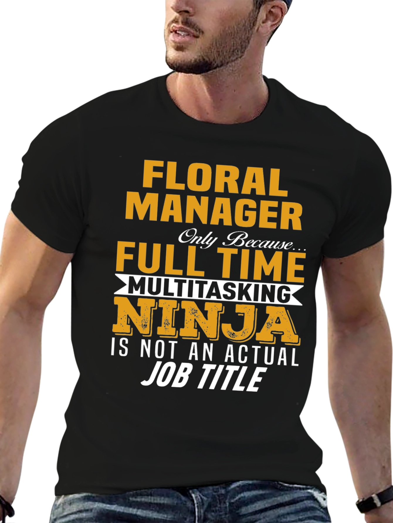 Floral Manager Multitasking Ninja T-Shirt