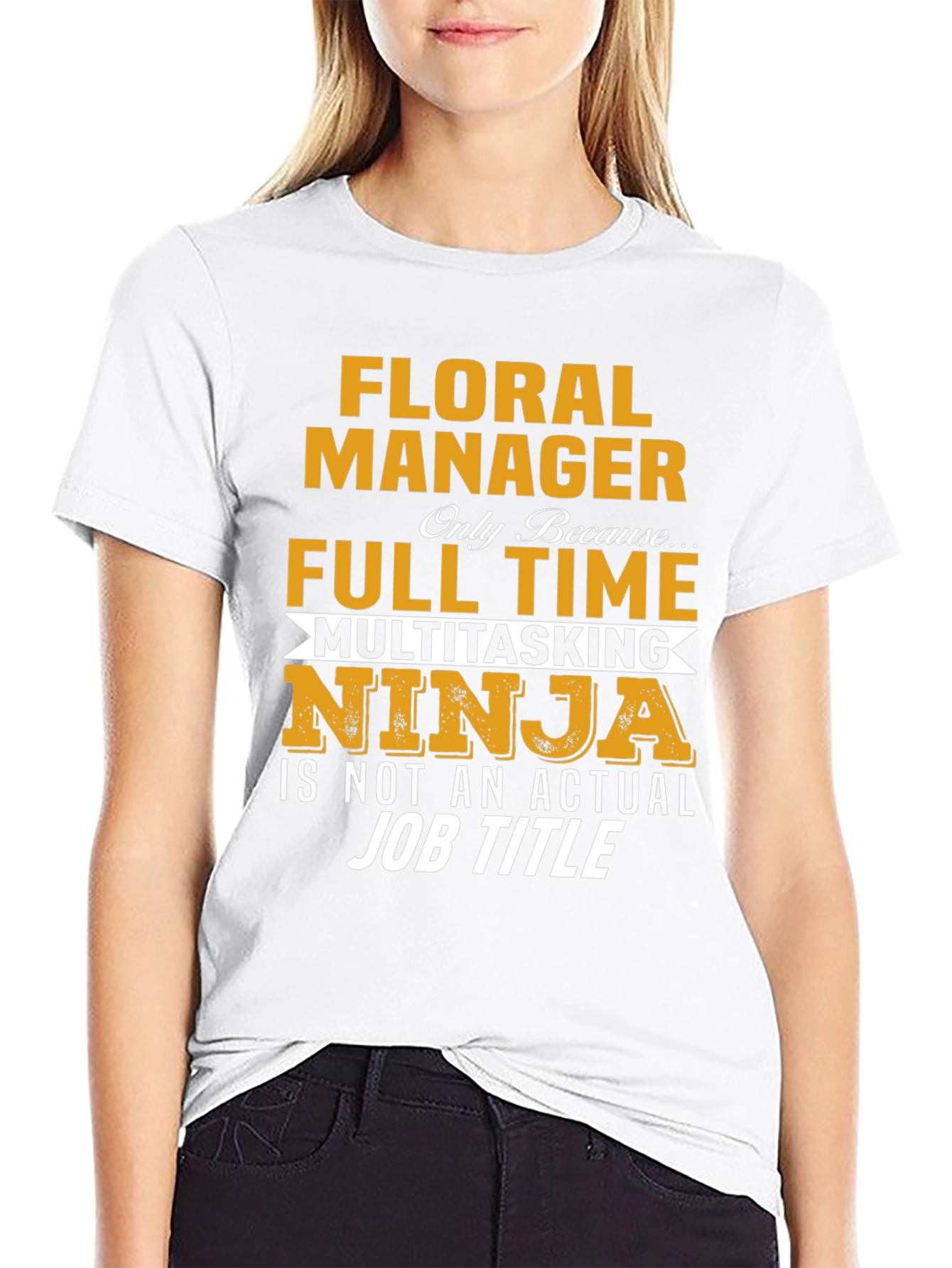 Floral Manager Multitasking Ninja T-Shirt