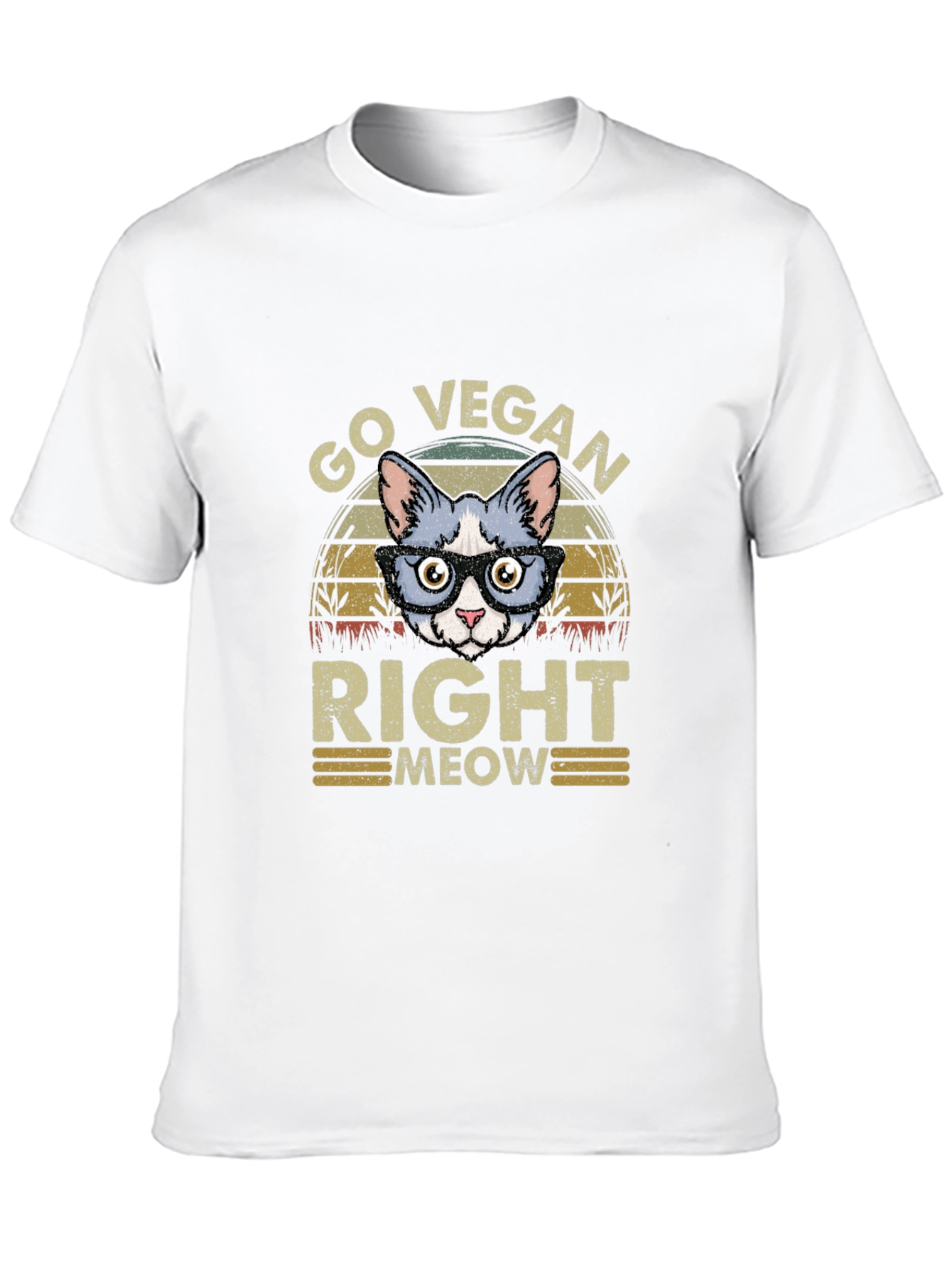Go Vegan Right Meow T-Shirt