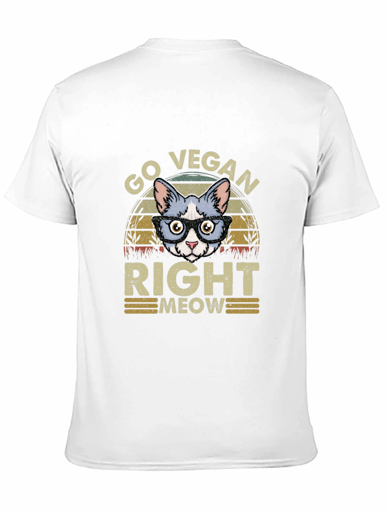 Go Vegan Right Meow T-Shirt
