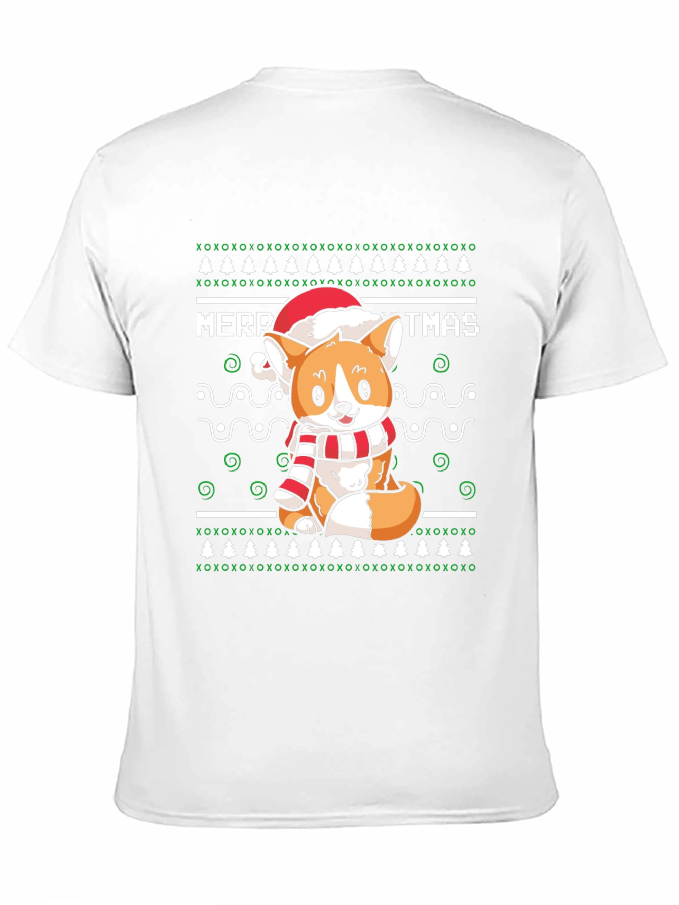 Christmas Corgi Dog Unisex T-Shirt
