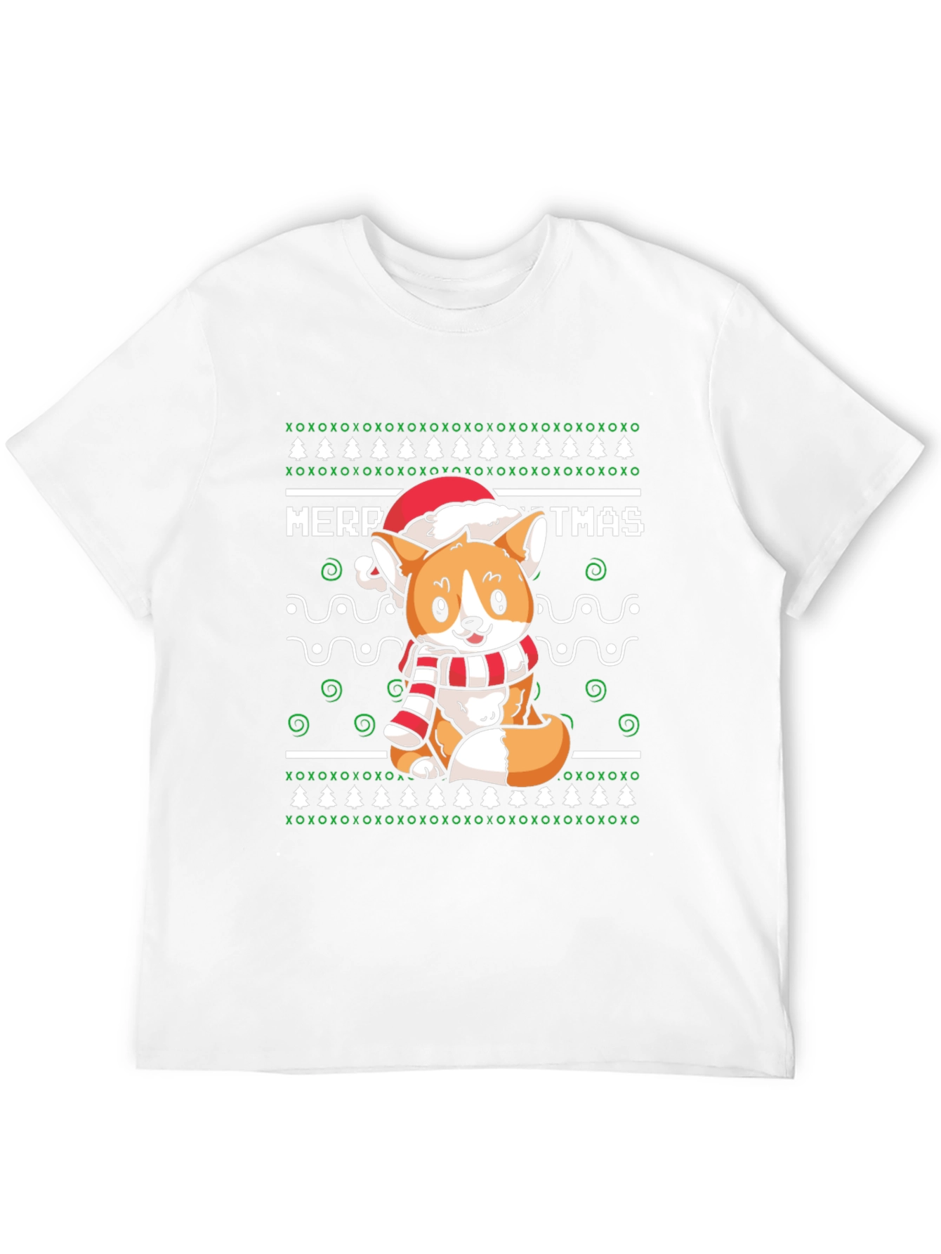 Christmas Corgi Dog Unisex T-Shirt
