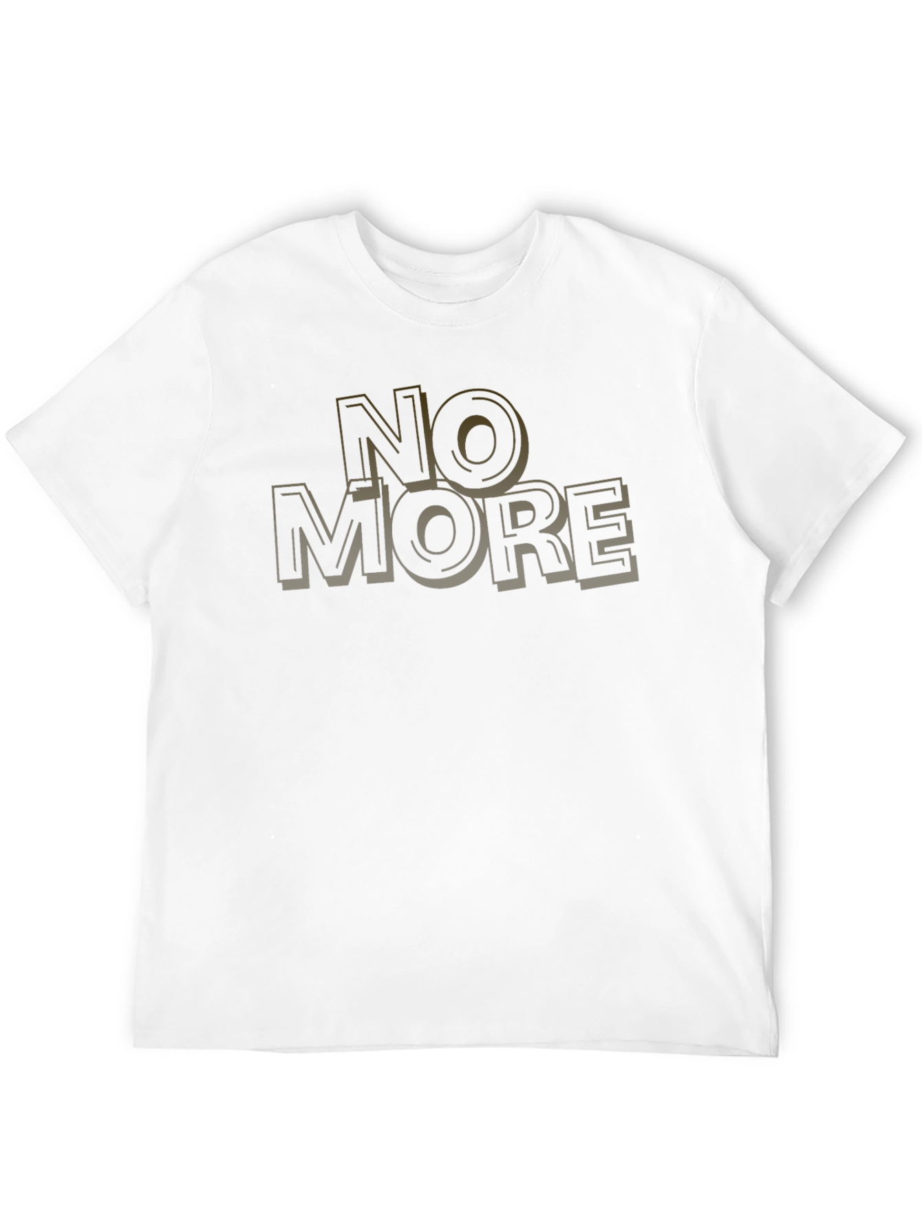 No More Graphic T-Shirt - Stylish Casual Wear