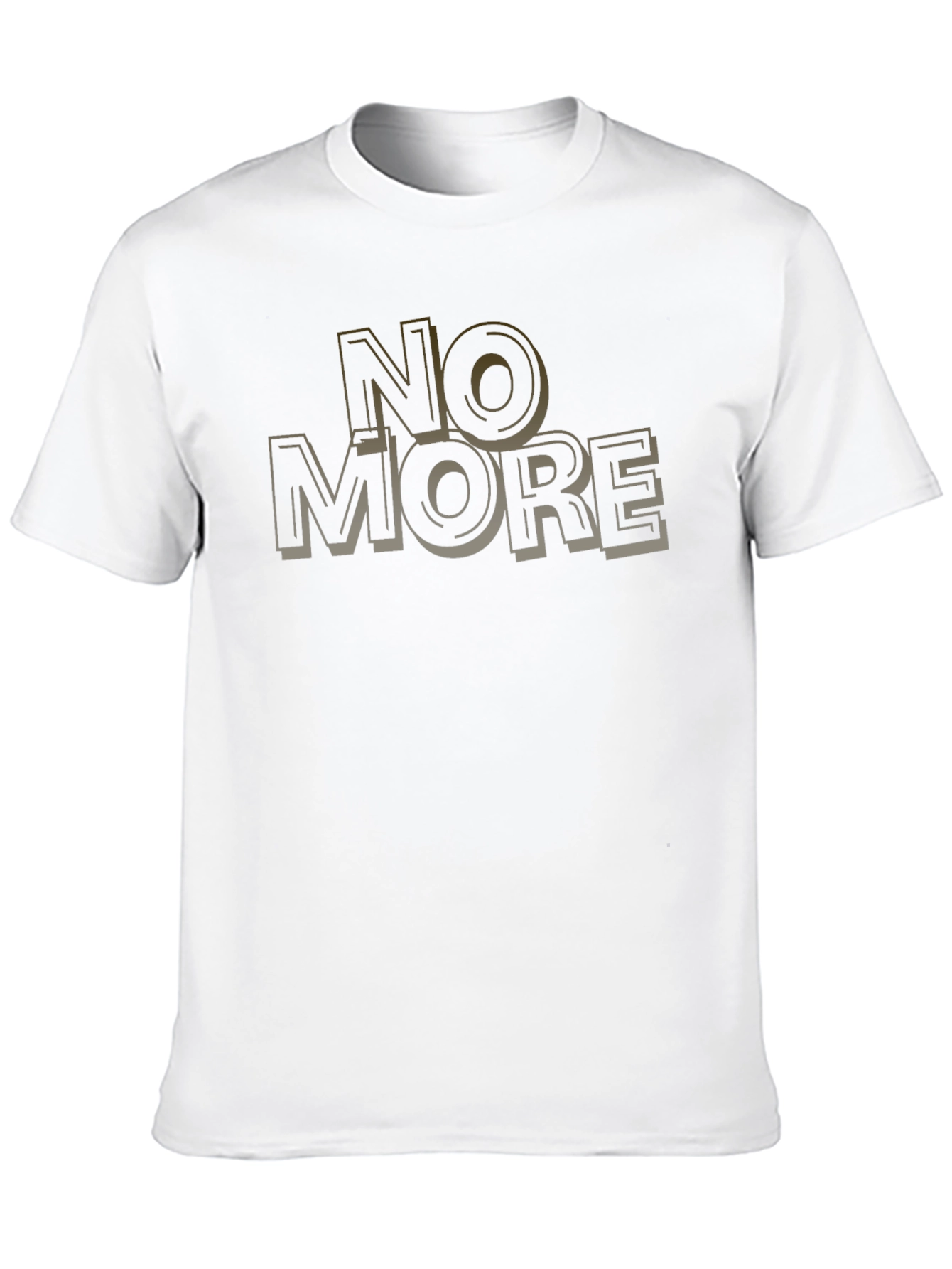 No More Graphic T-Shirt - Stylish Casual Wear