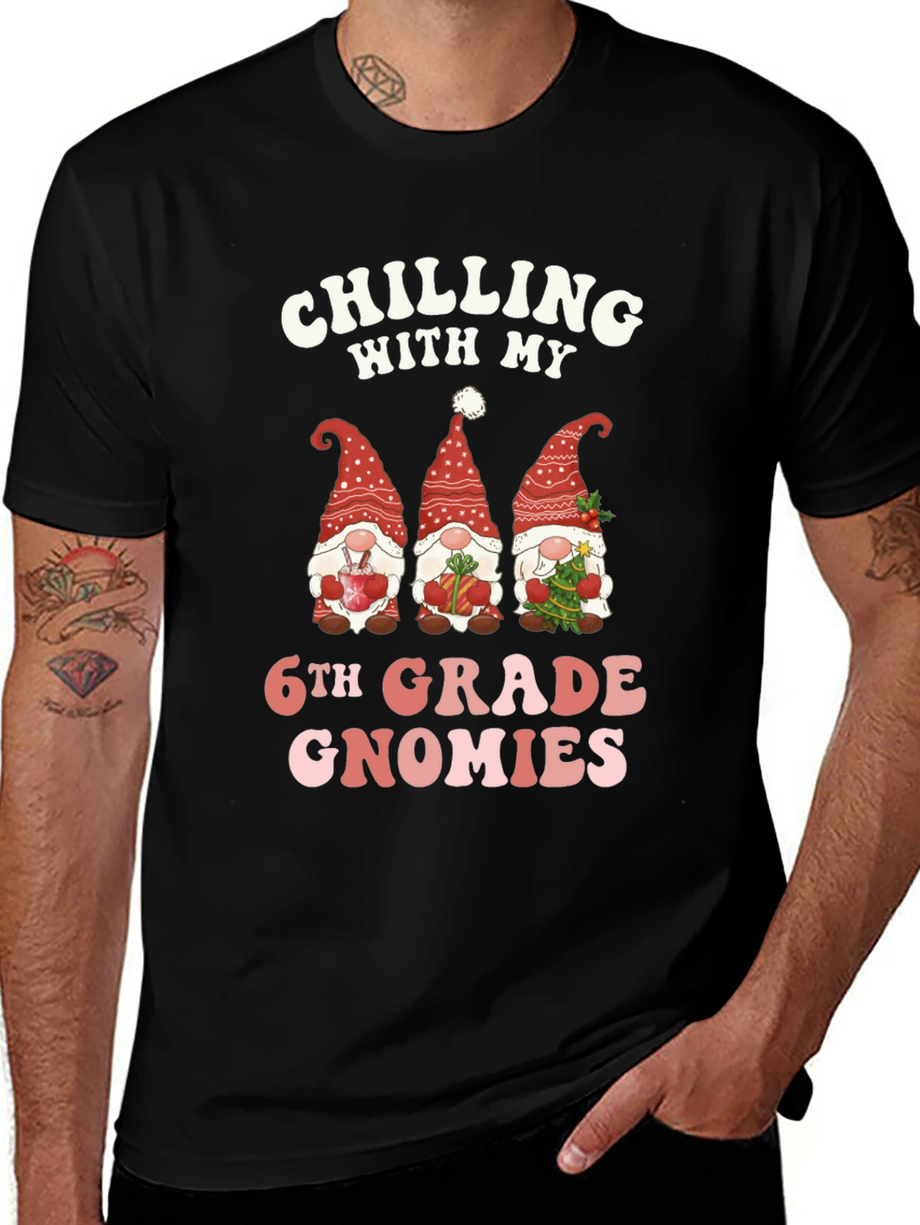 Chilling With My 6th Grade Gnomies T-Shirt