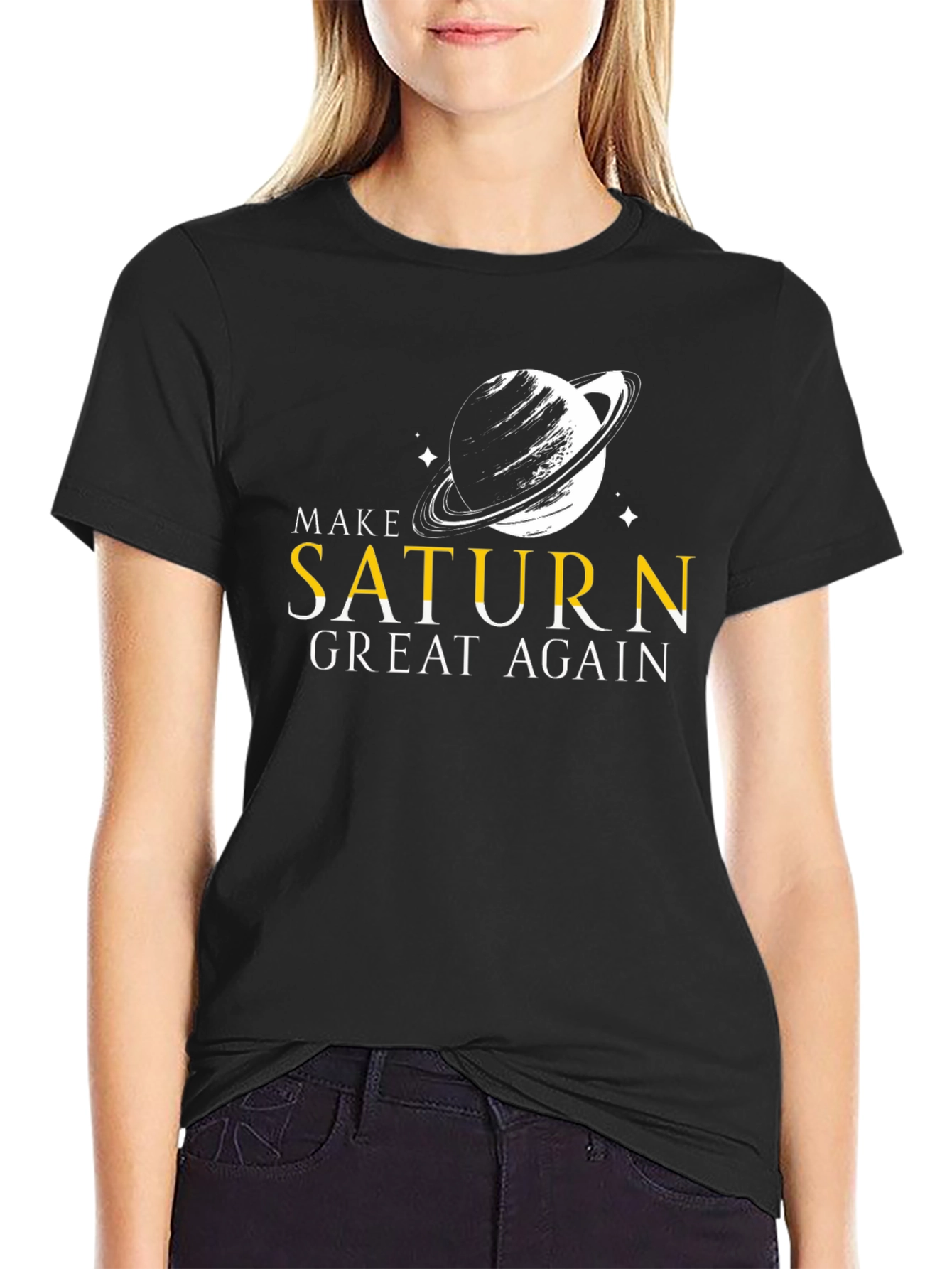 Make Saturn Great Again Graphic T-Shirt