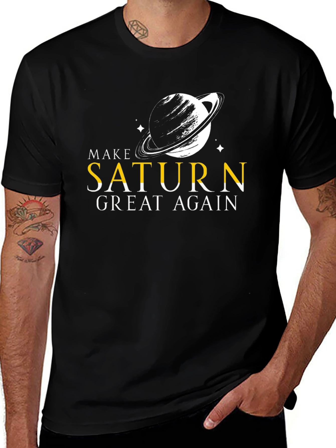 Make Saturn Great Again Graphic T-Shirt