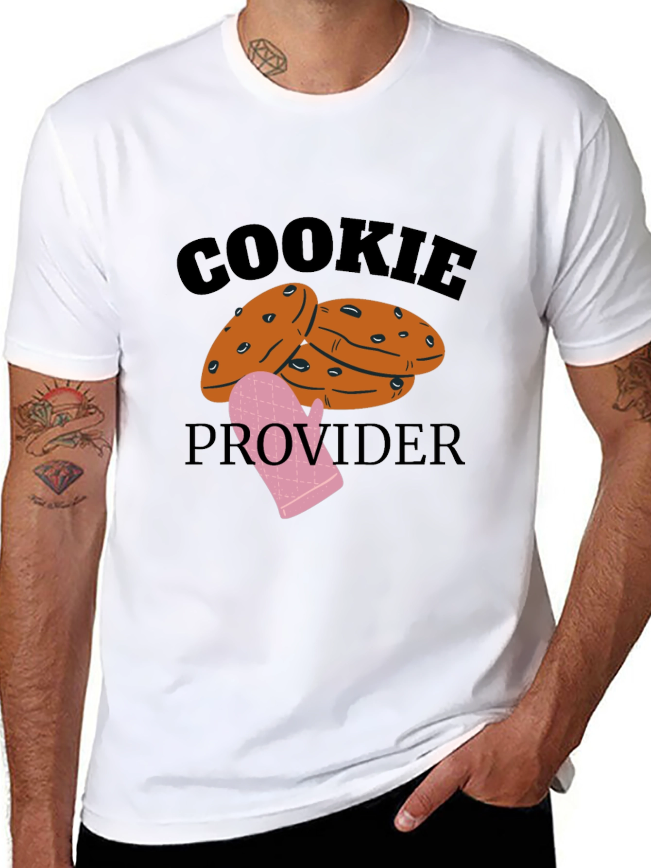 Cookie Provider Graphic T-Shirt - Funny Baking Tee