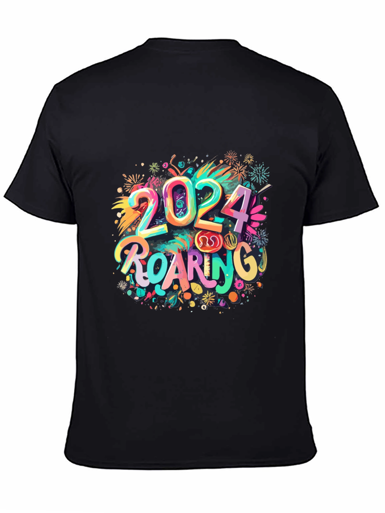 Roaring 2024 T-Shirt: New Year Celebration Tee