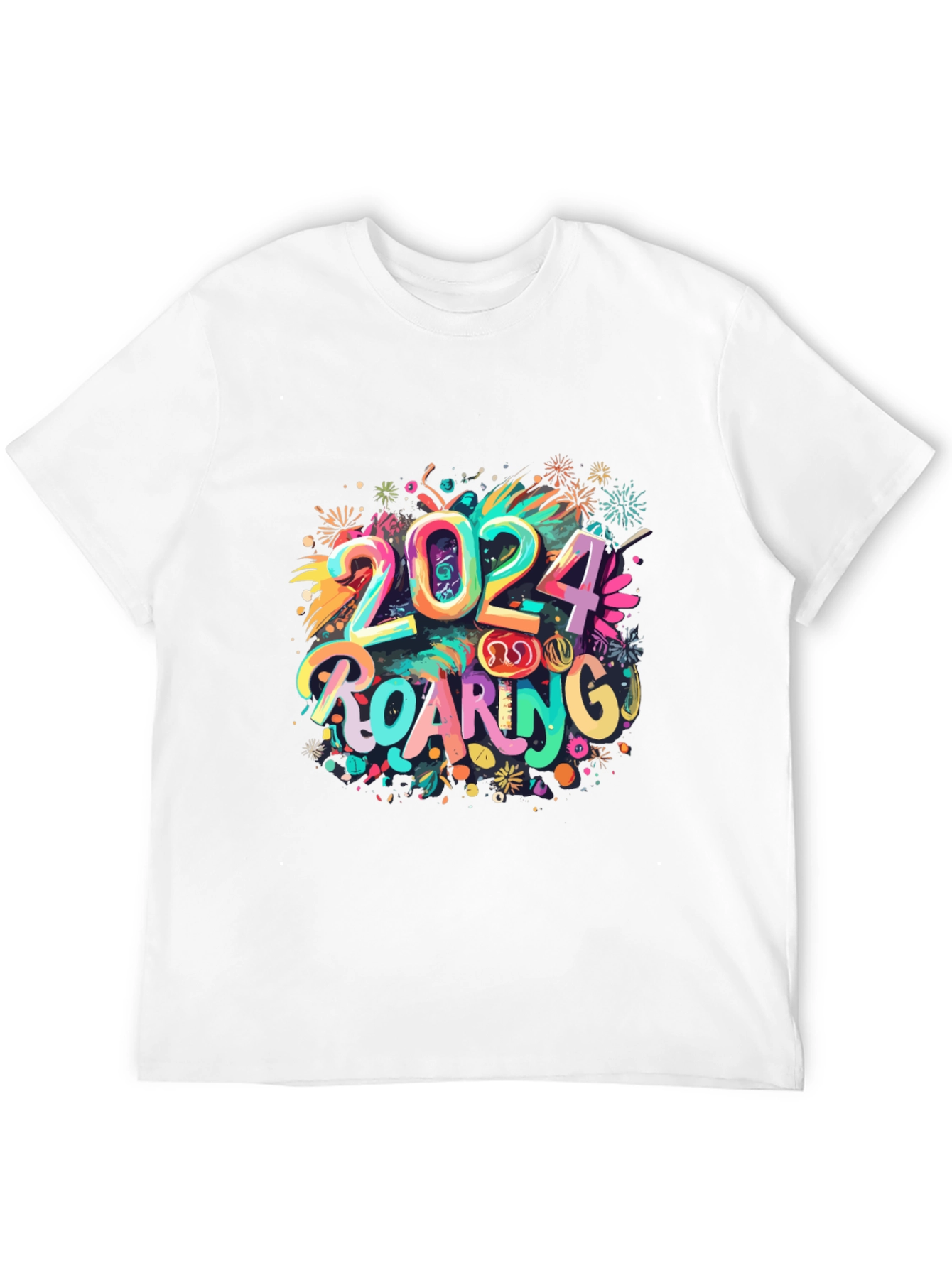 Roaring 2024 T-Shirt: New Year Celebration Tee