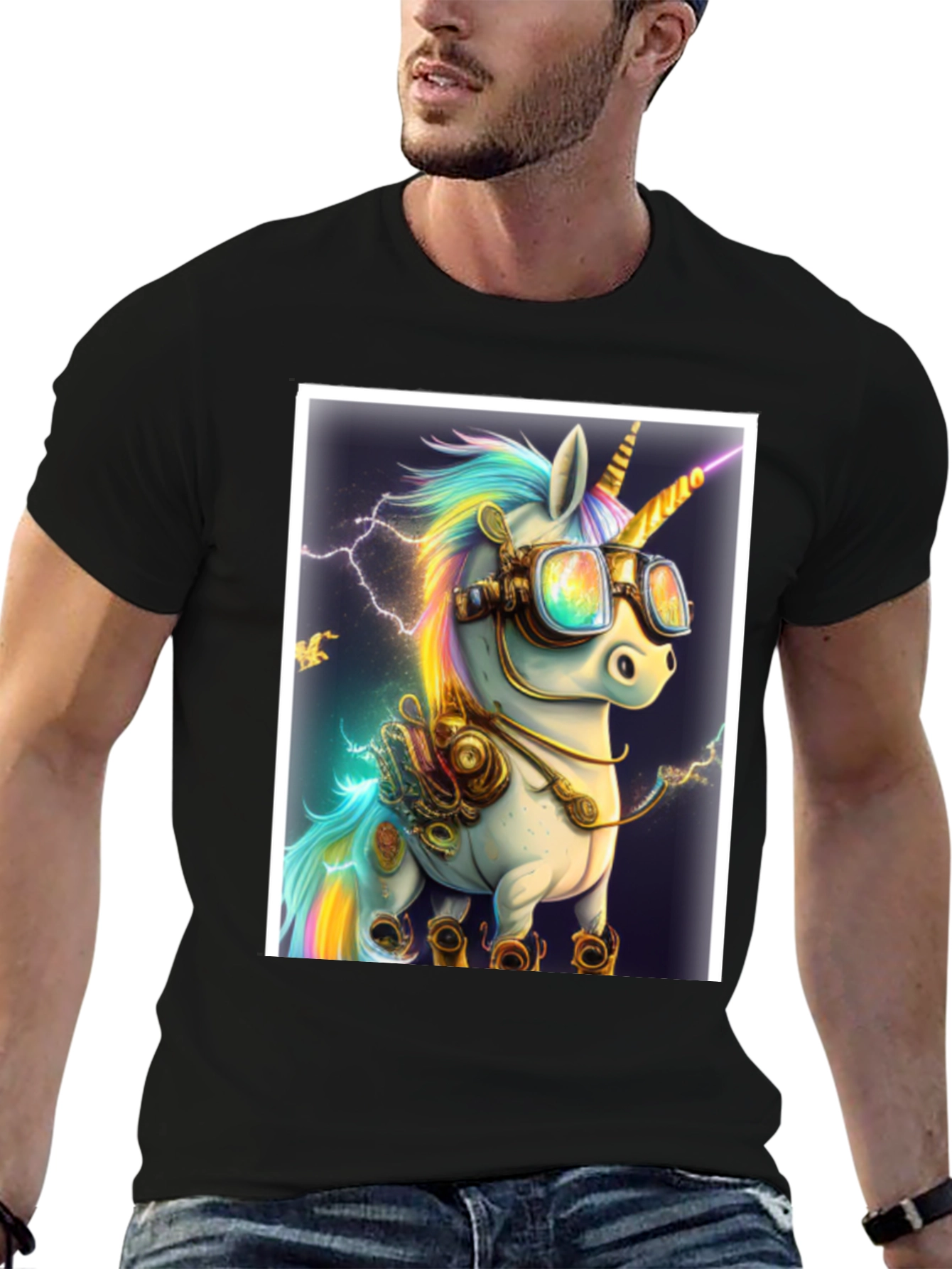 Steampunk Unicorn Graphic Tee
