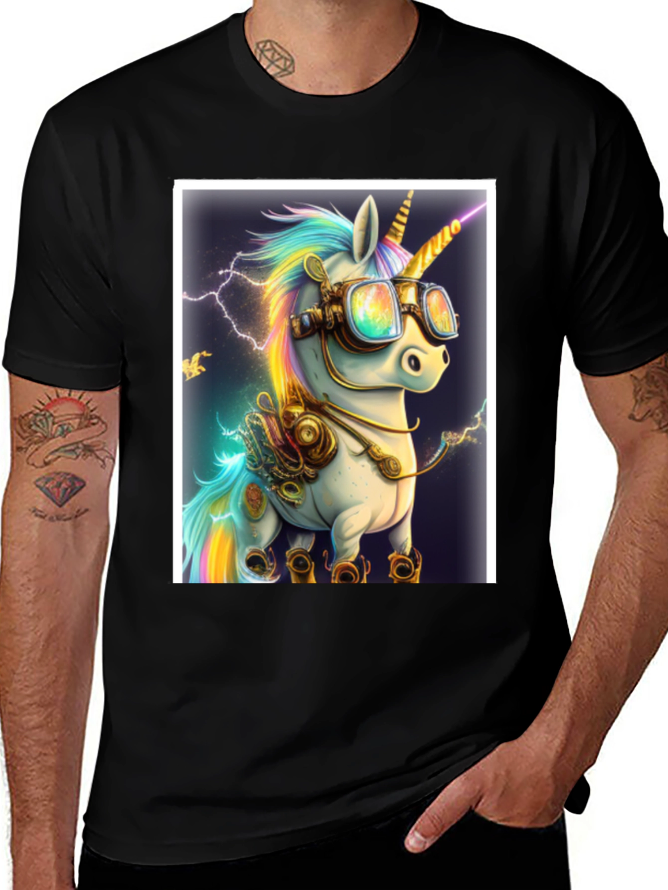 Steampunk Unicorn Graphic Tee