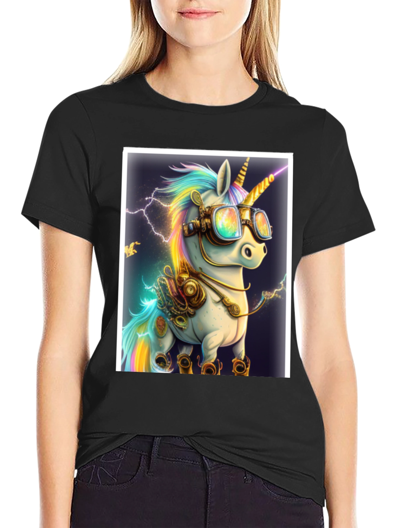 Steampunk Unicorn Graphic Tee