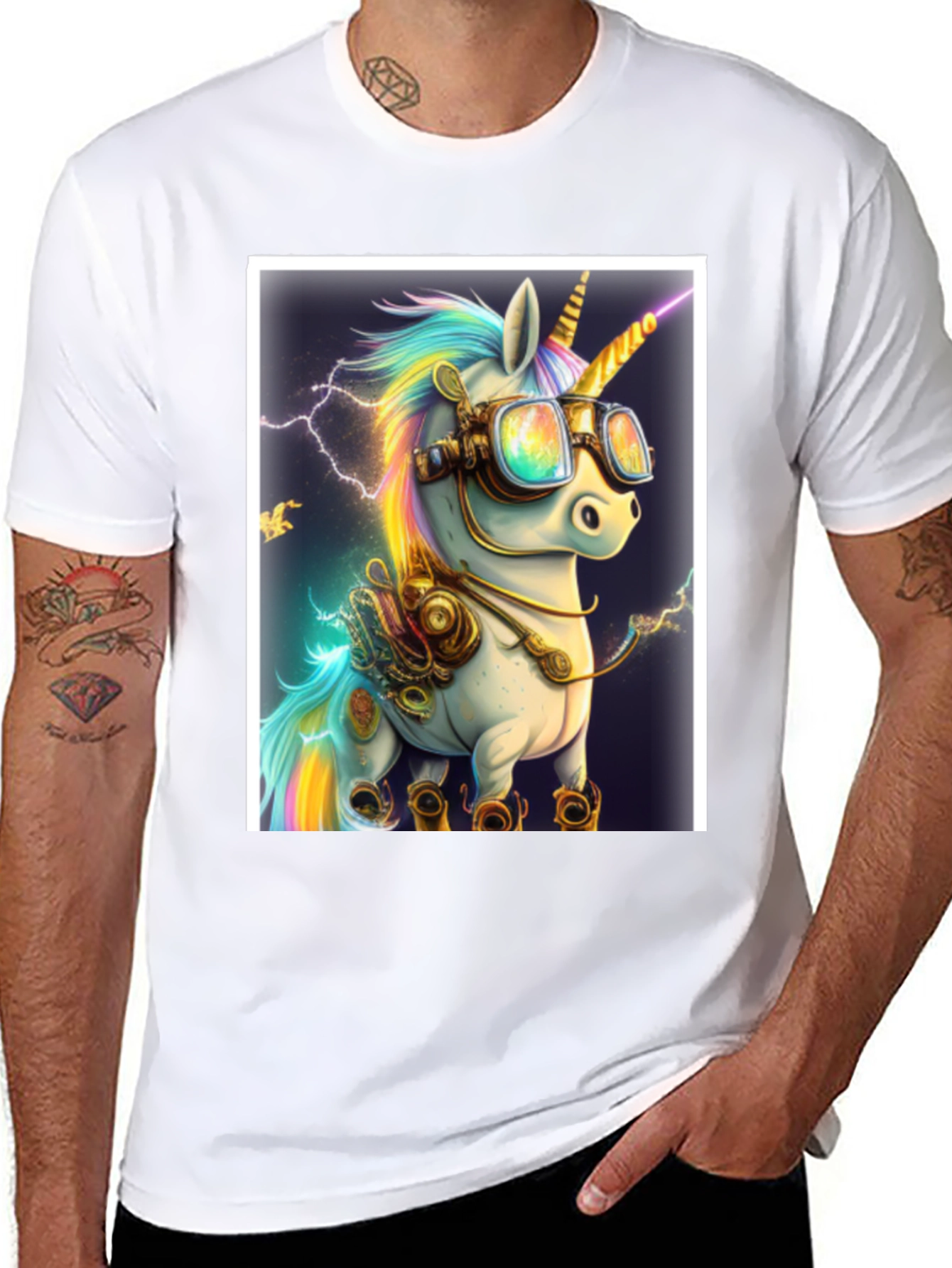 Steampunk Unicorn Graphic Tee
