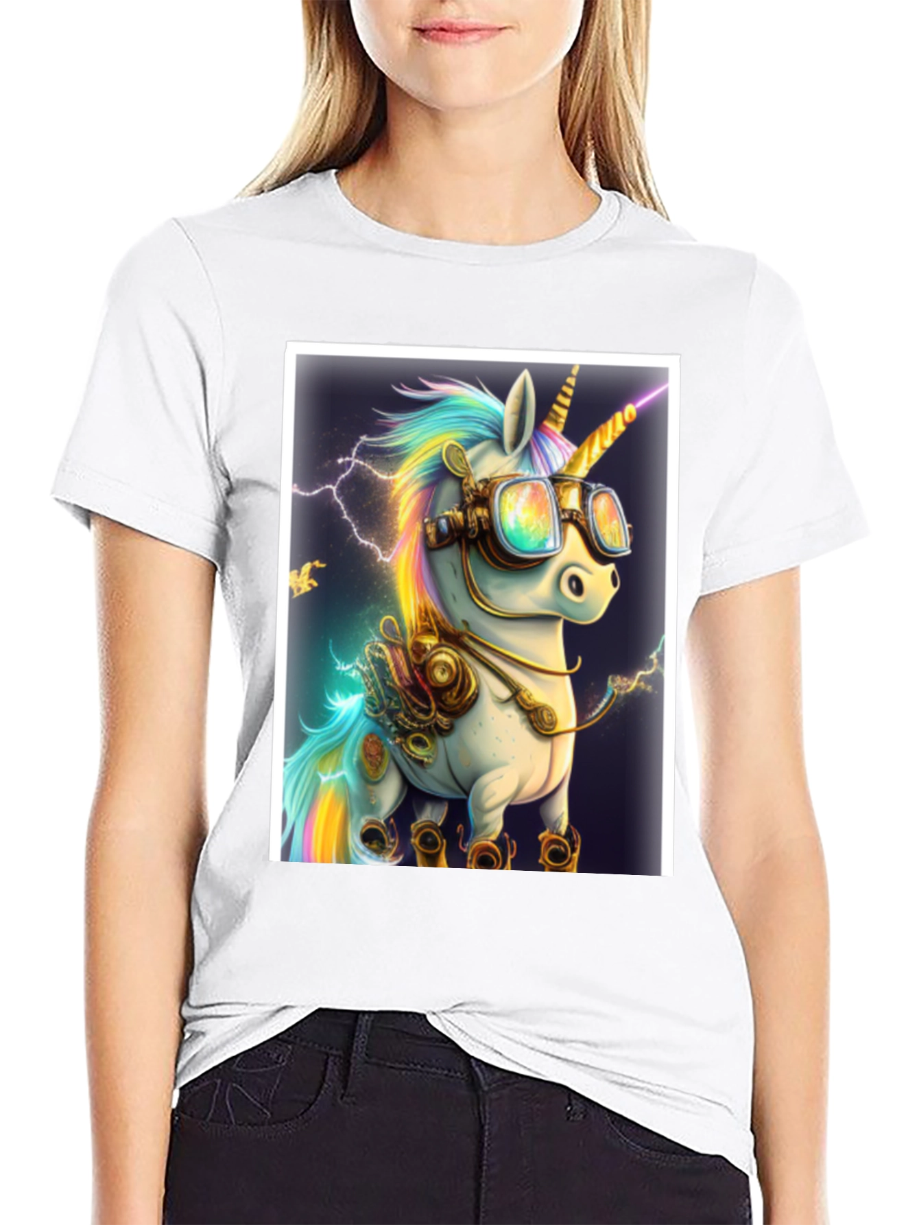 Steampunk Unicorn Graphic Tee
