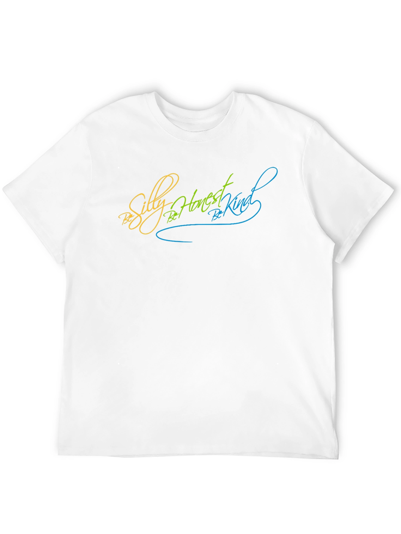 Be Silly Be Honest Be Kind Black Tee