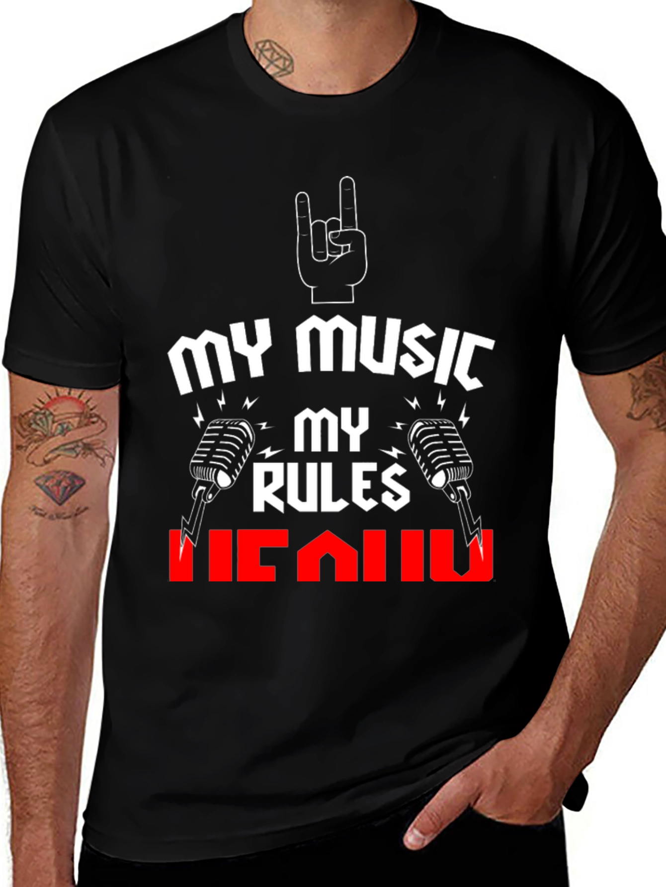 My Music My Rules Graphic Tee
