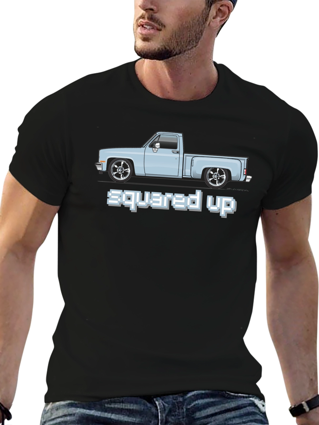 Squared Up Truck Graphic T-Shirt