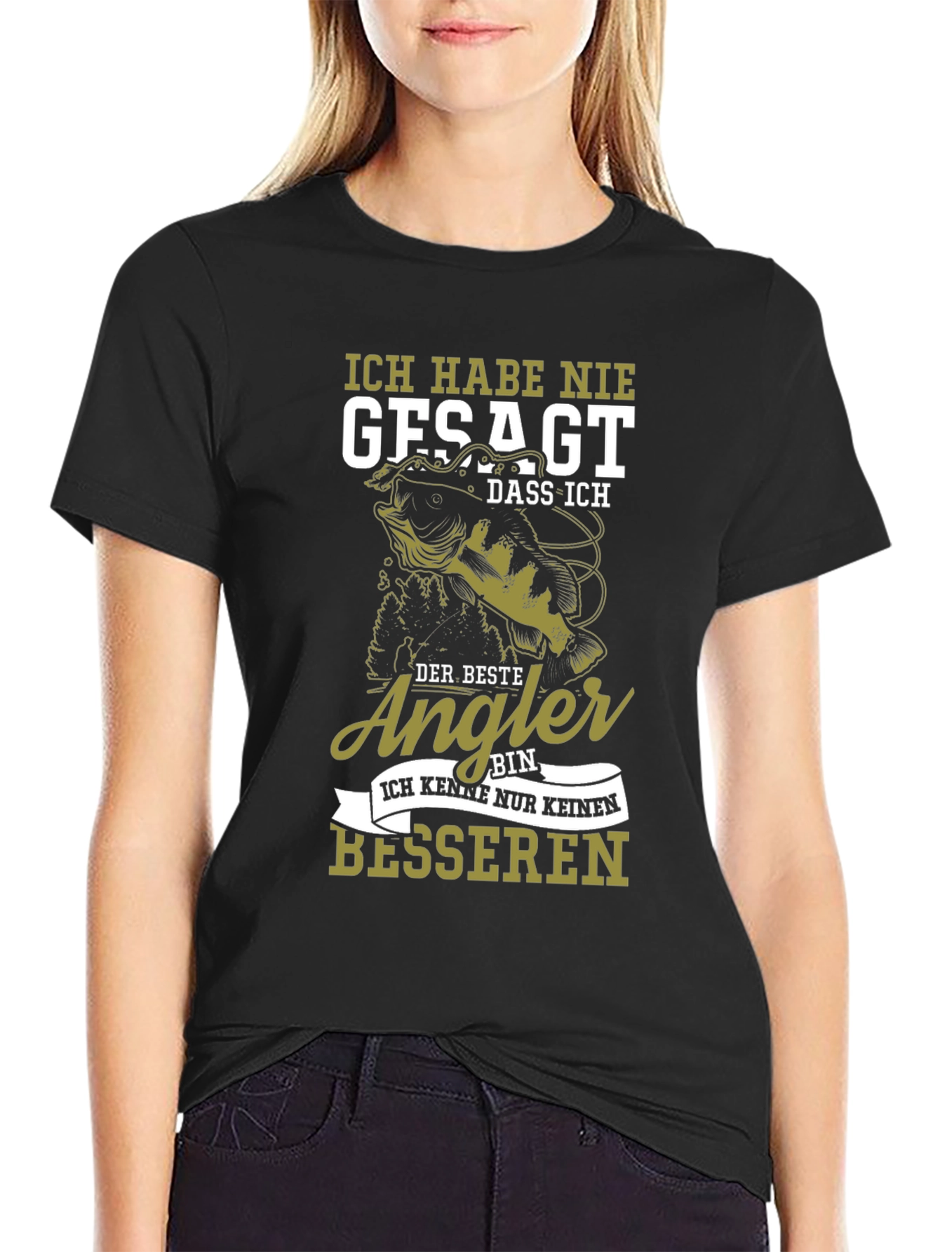 Fishing Angler T-Shirt - Funny German Slogan