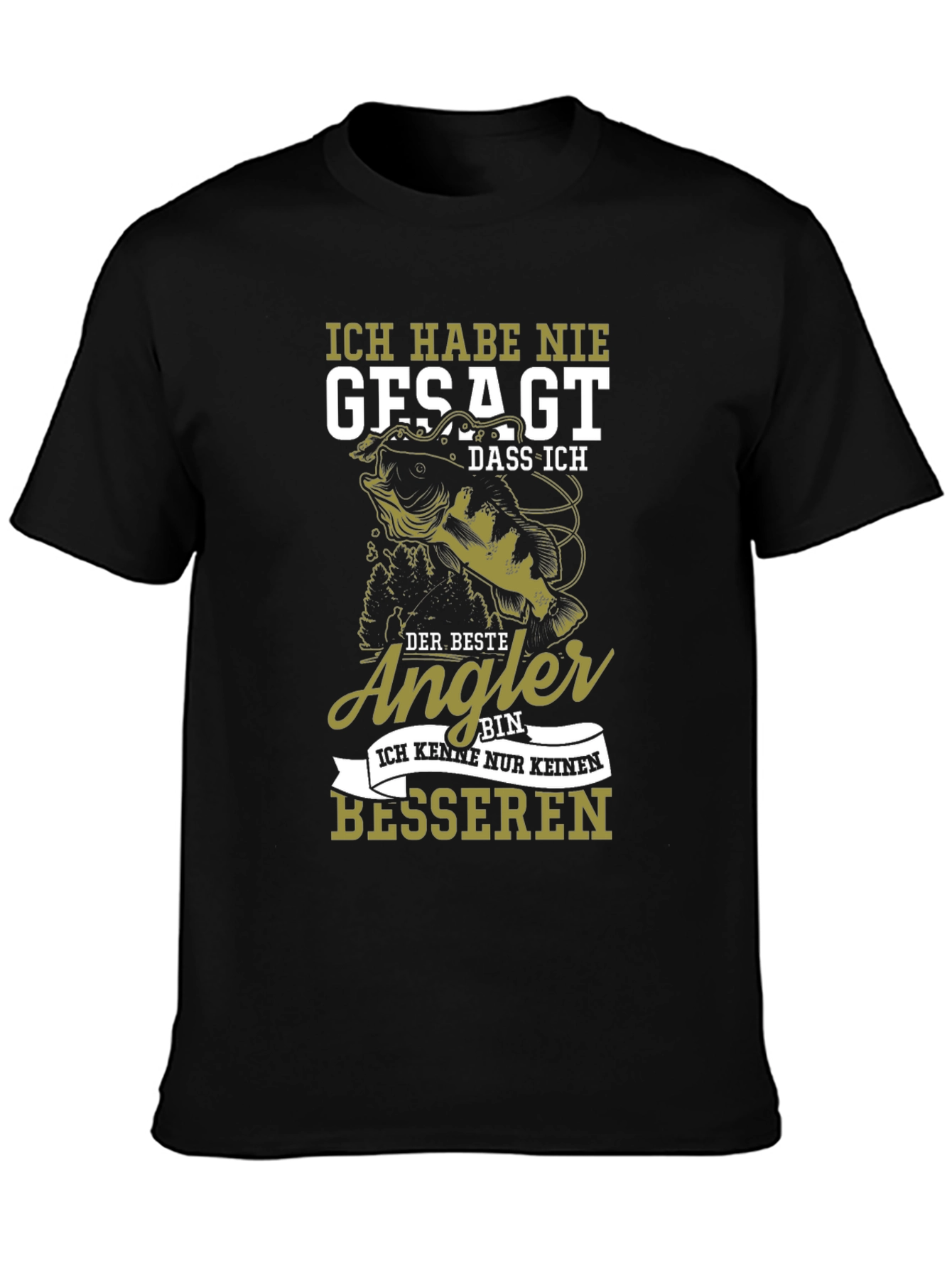 Fishing Angler T-Shirt - Funny German Slogan