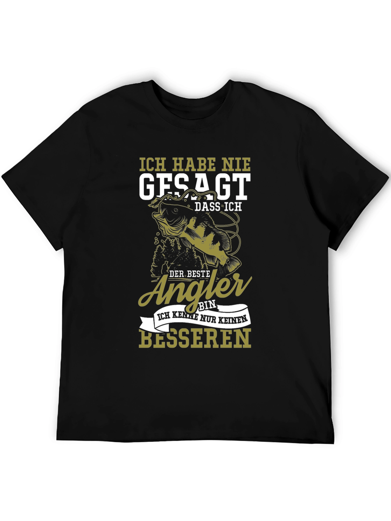 Fishing Angler T-Shirt - Funny German Slogan