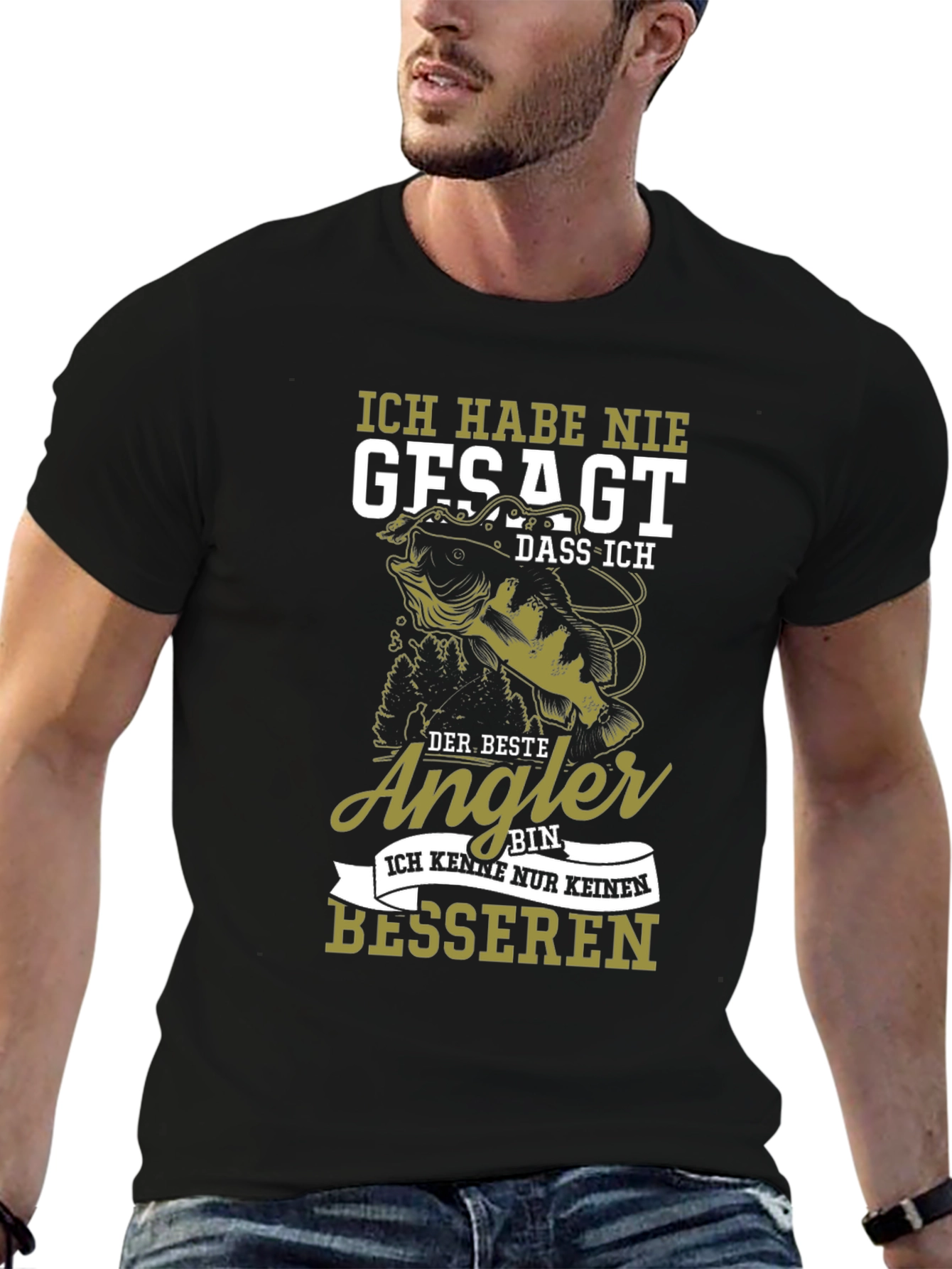 Fishing Angler T-Shirt - Funny German Slogan