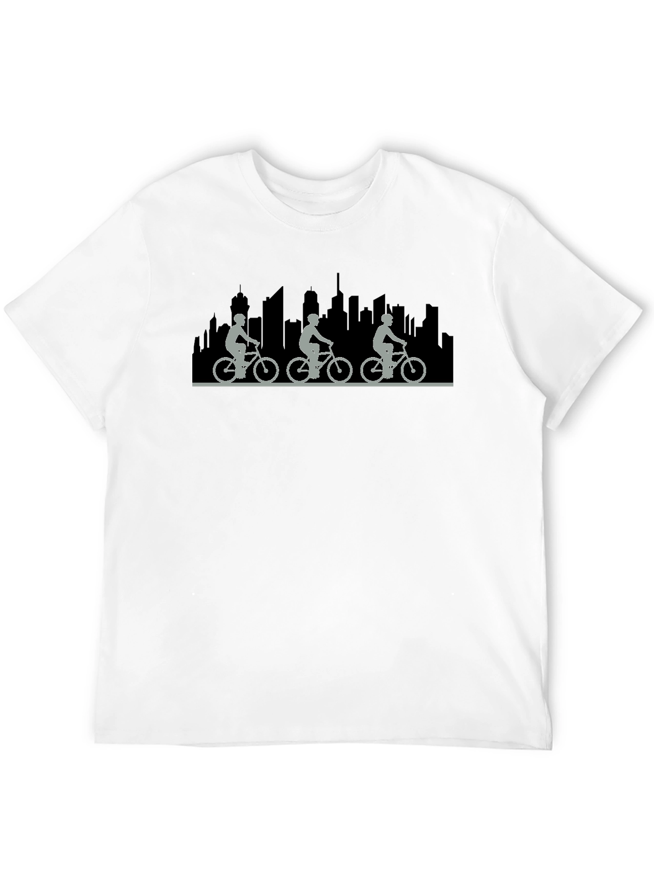 City Biker T-Shirt - Urban Cycling Style