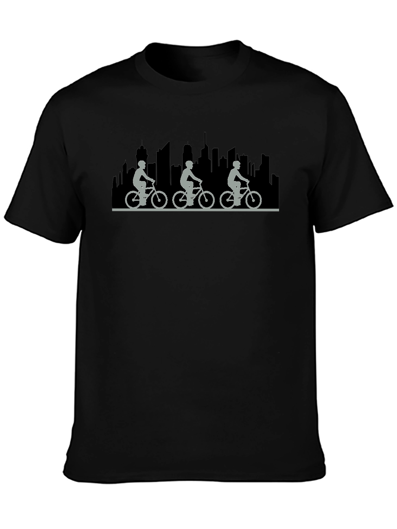 City Biker T-Shirt - Urban Cycling Style
