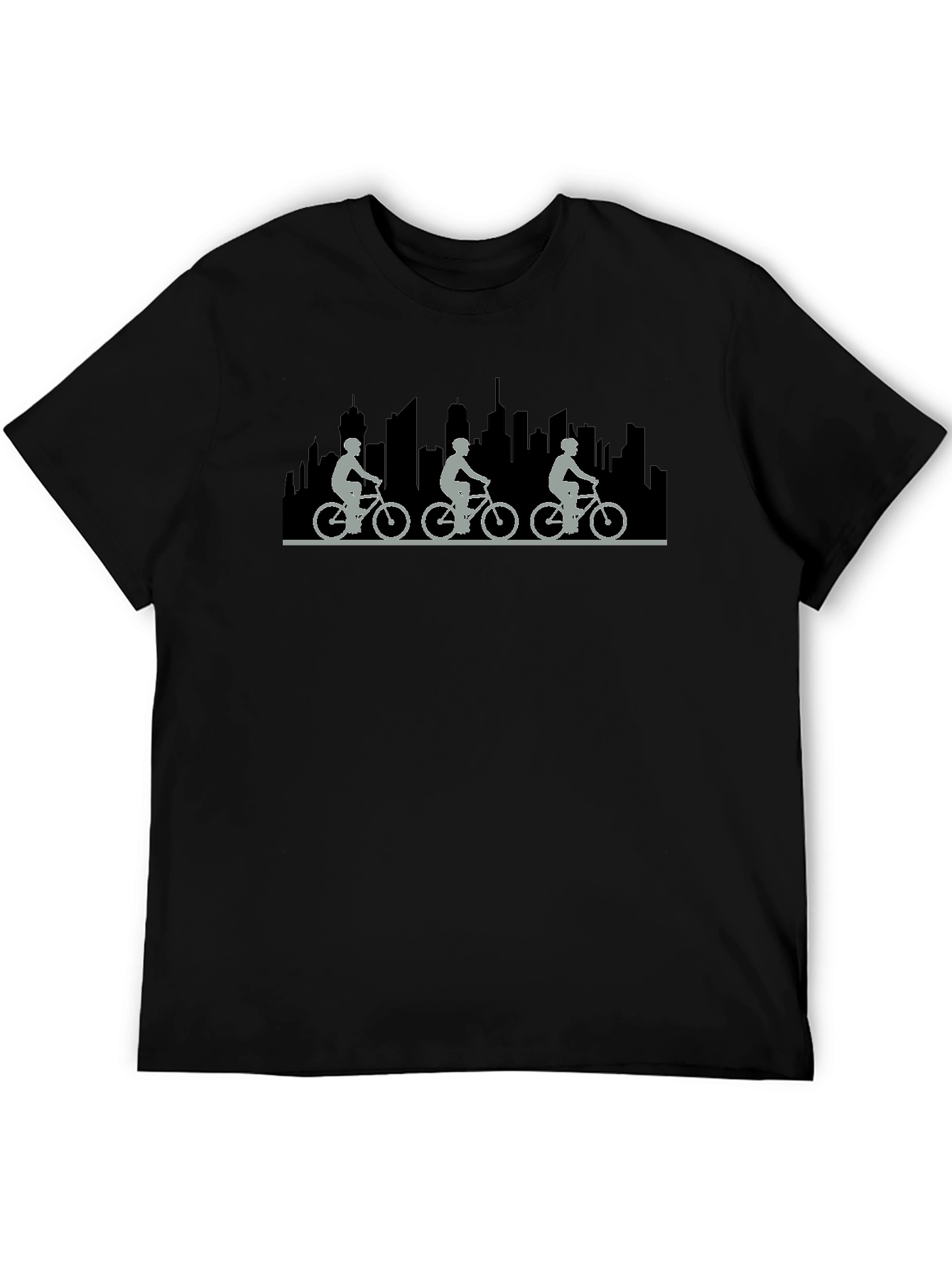 City Biker T-Shirt - Urban Cycling Style