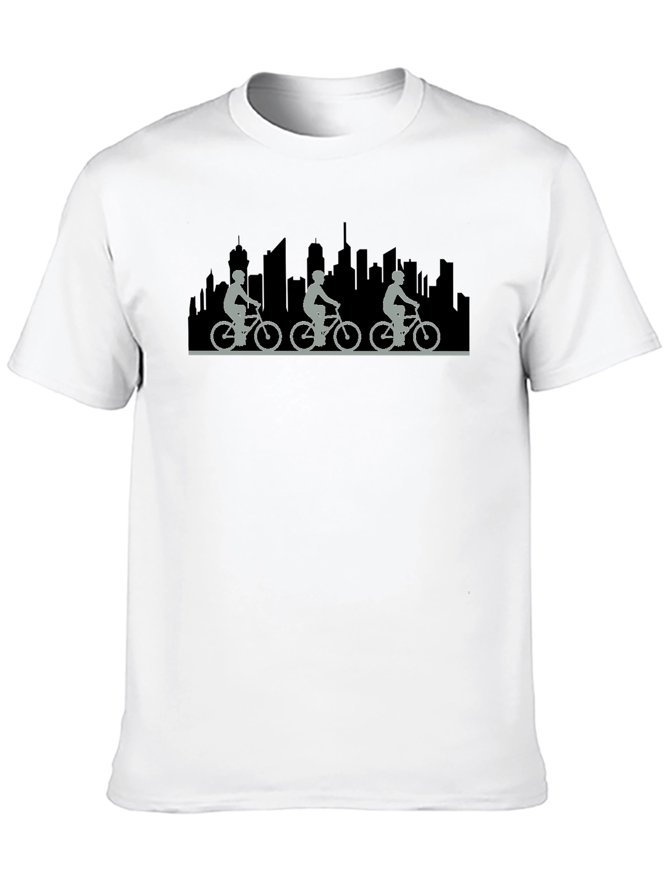 City Biker T-Shirt - Urban Cycling Style