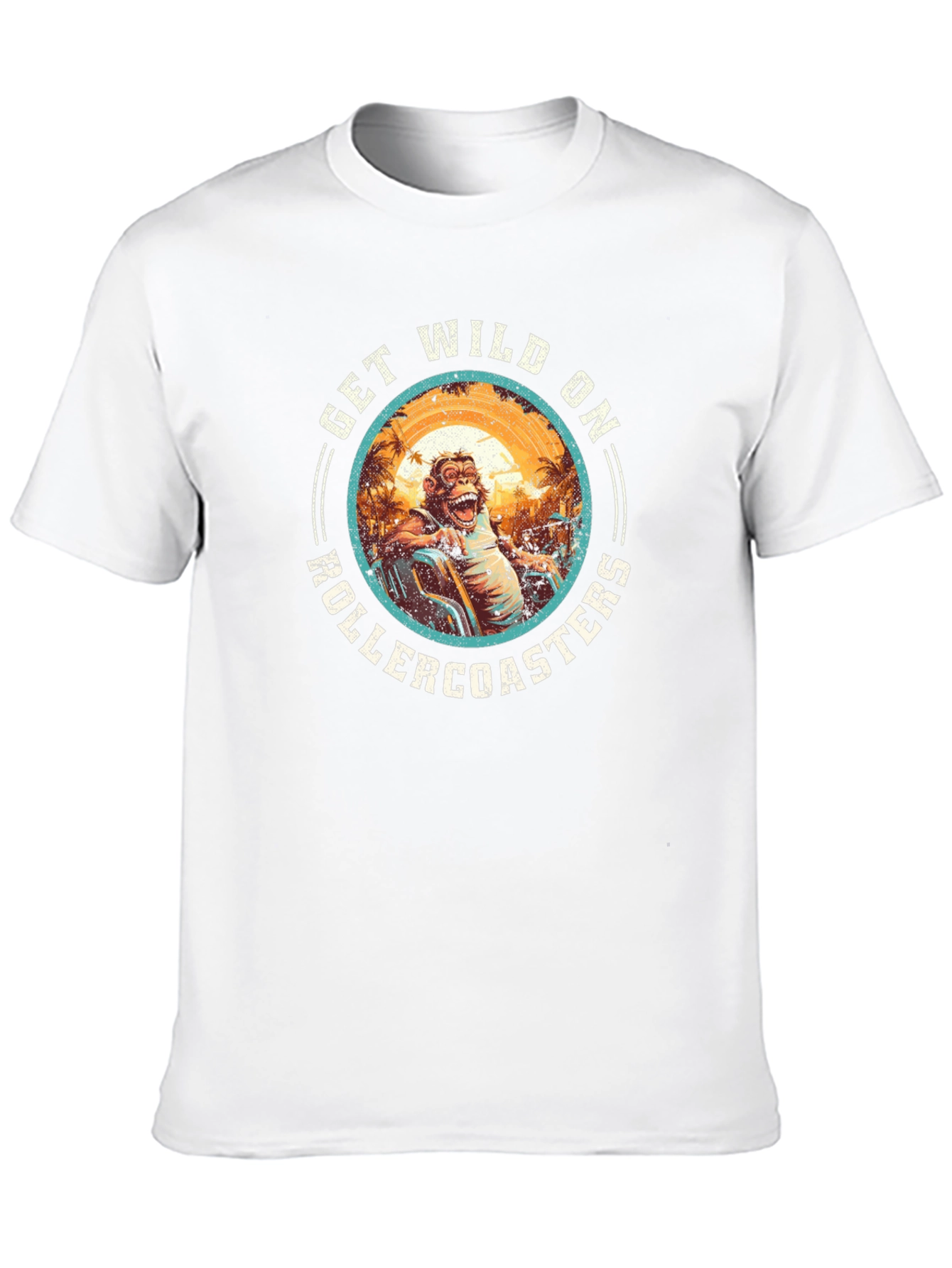 Get Wild On Rollercoasters Graphic T-Shirt