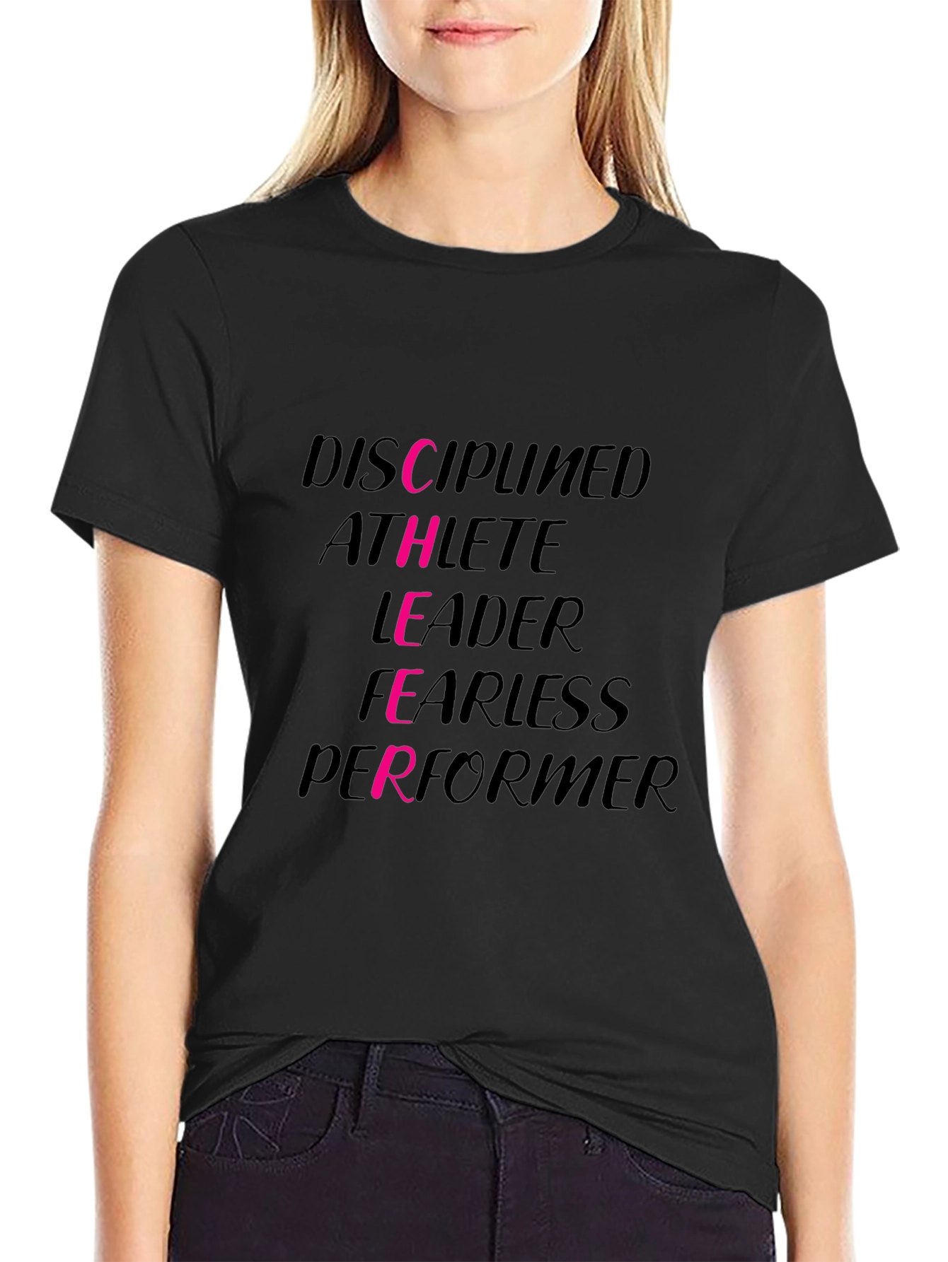 Disciplined Athlete Leader Fearless Performer T-Shirt